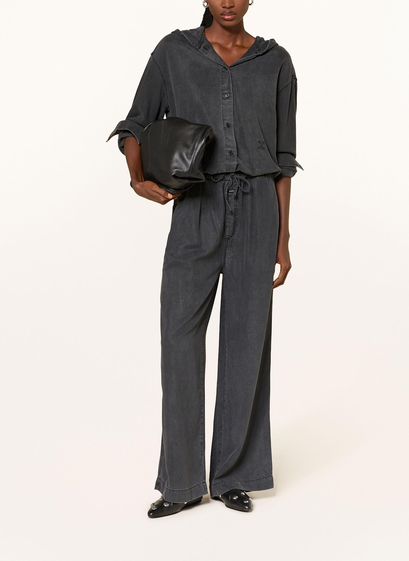 CLOSED Bluzon jeansowy: CZARNY