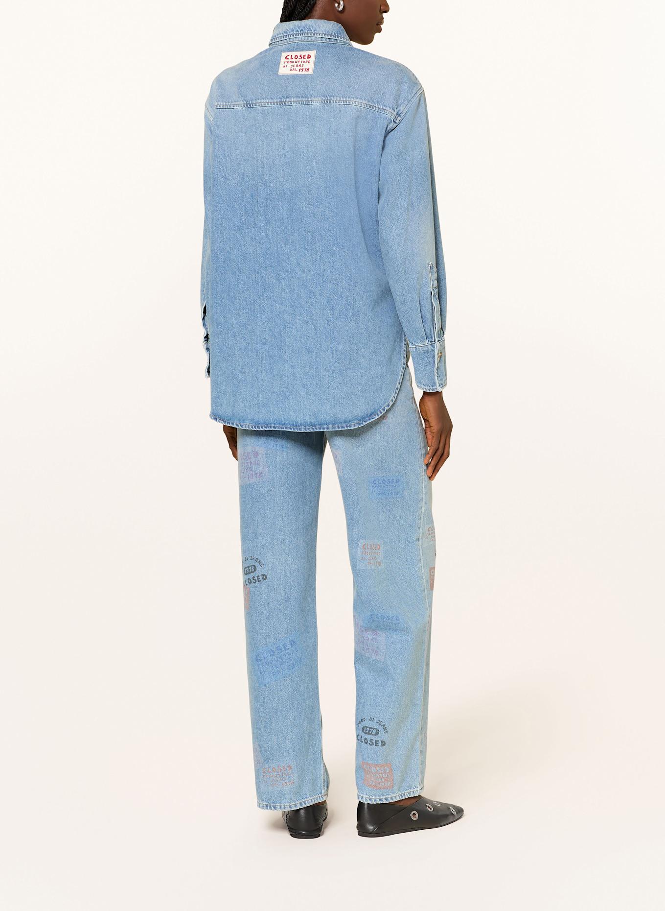 CLOSED Jeansbluse: HELLBLAU