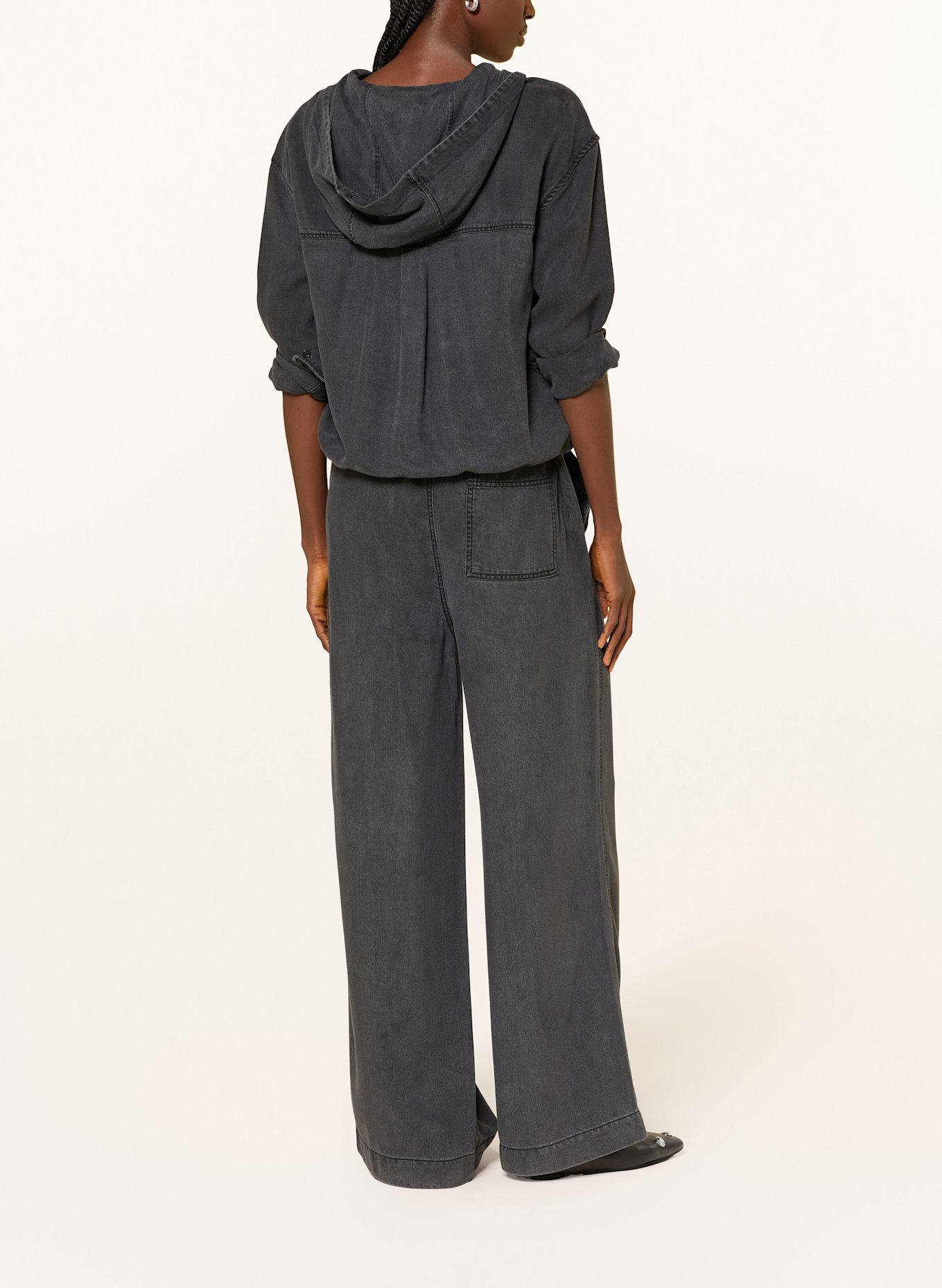 CLOSED Marlenehose WYNSTON: 100 BLACK