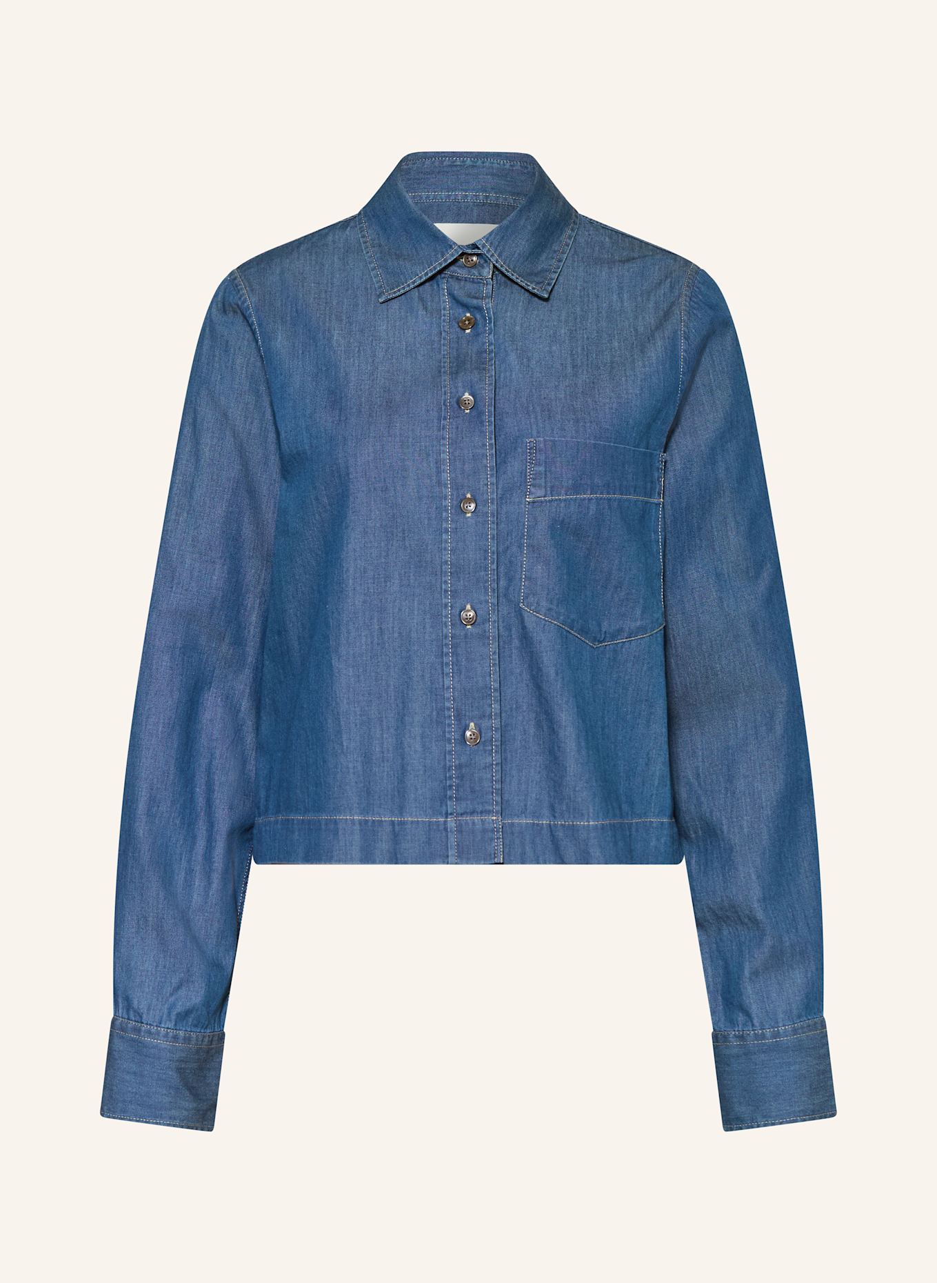 CLOSED Jeansbluse: DBL DARK BLUE