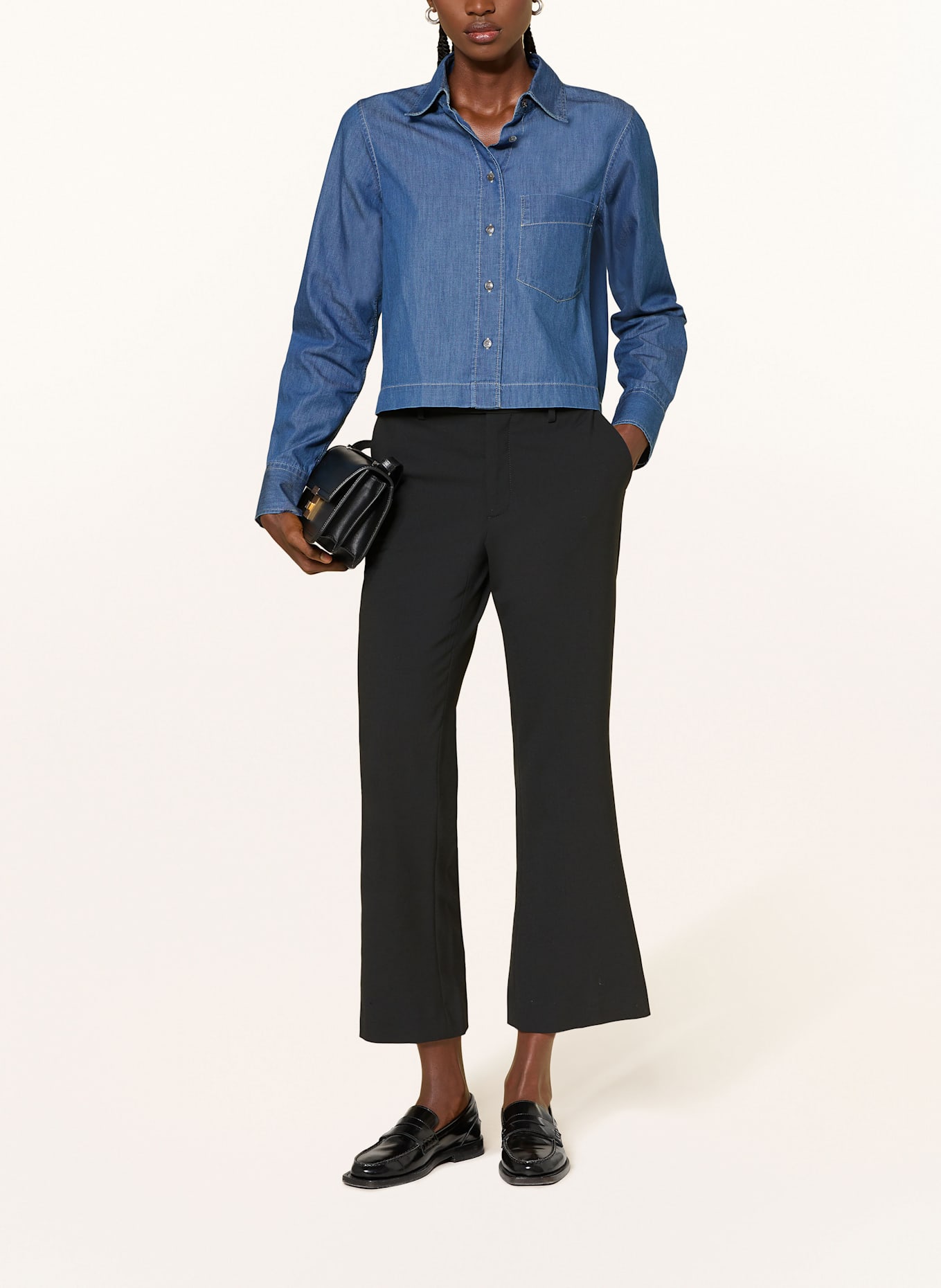 CLOSED Jeansbluse: DBL DARK BLUE