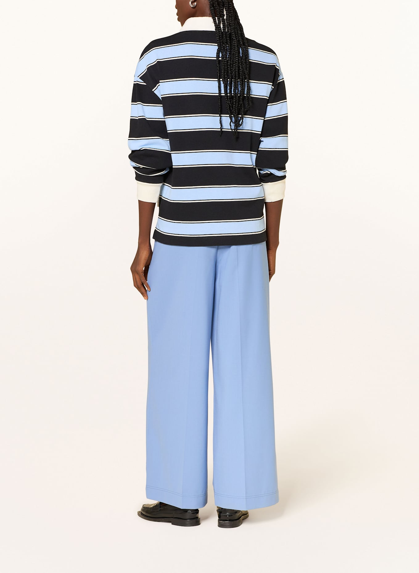 CLOSED Wide leg trousers WYNSTON: LIGHT BLUE