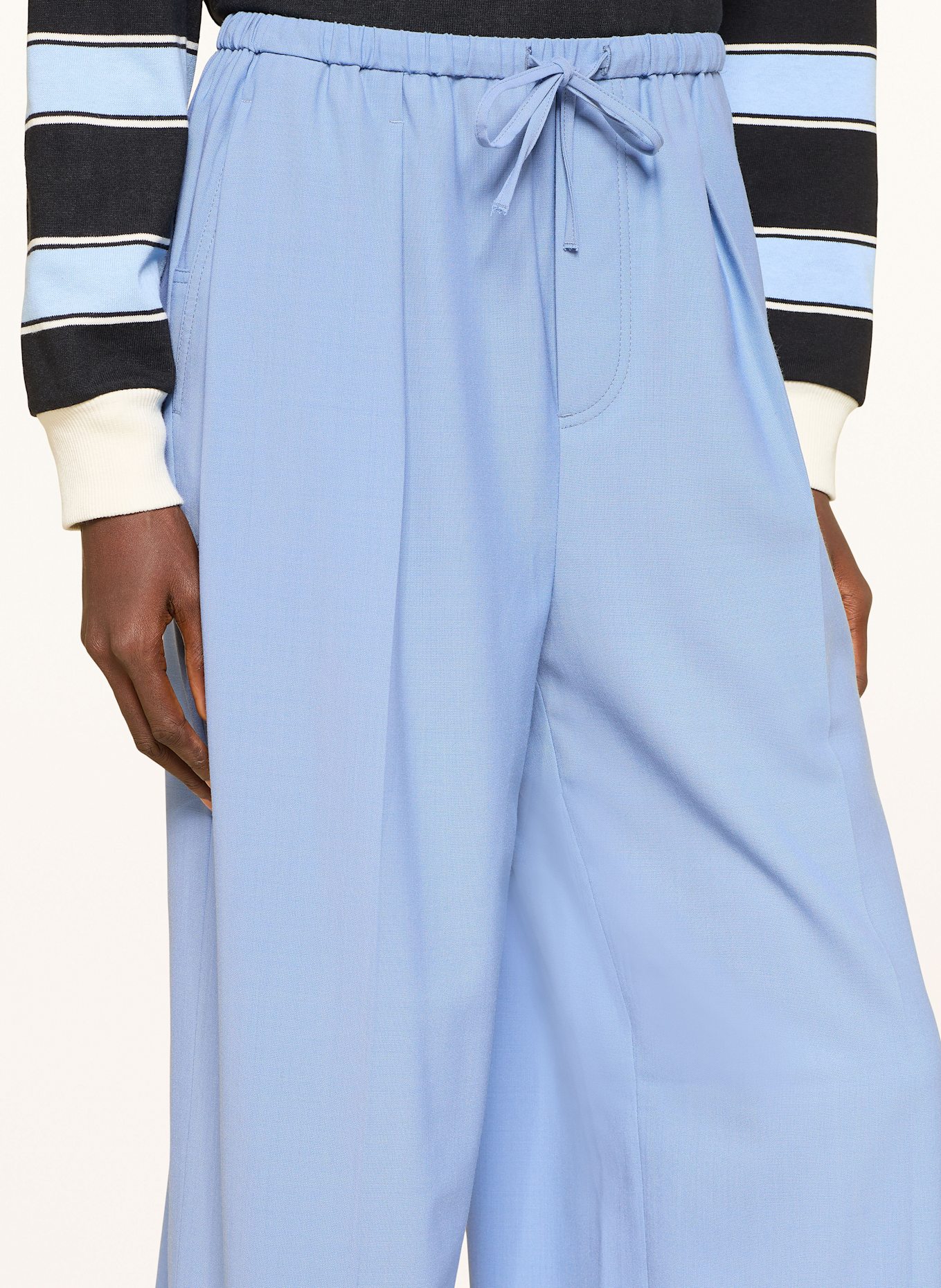 CLOSED Wide leg trousers WYNSTON: LIGHT BLUE