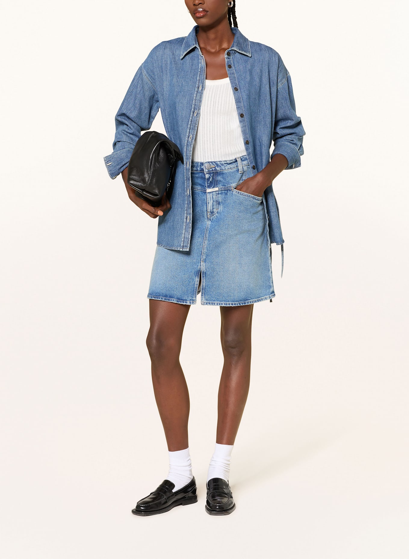 CLOSED Jeansrock STOVER-X: MBL MID BLUE