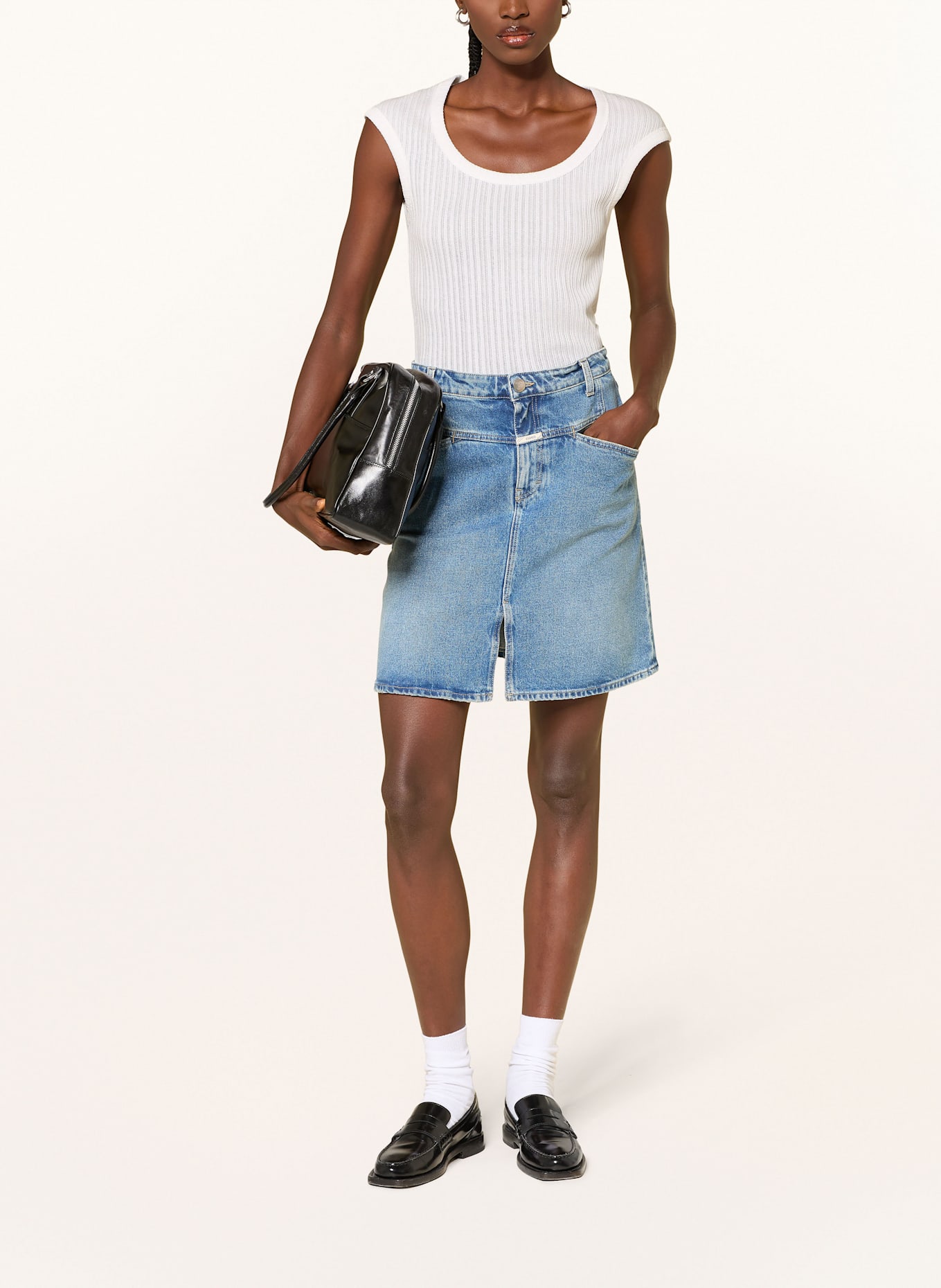 CLOSED Strickshirt: ECRU