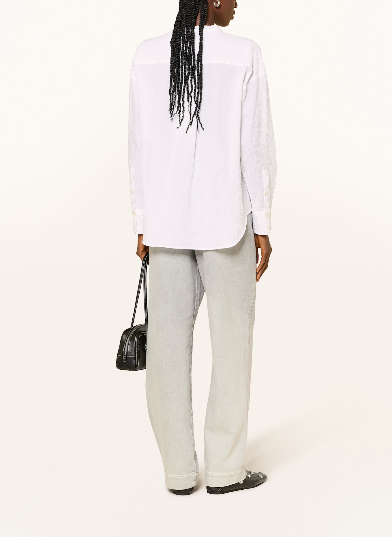 CLOSED Blusenshirt aus Seersucker: ECRU