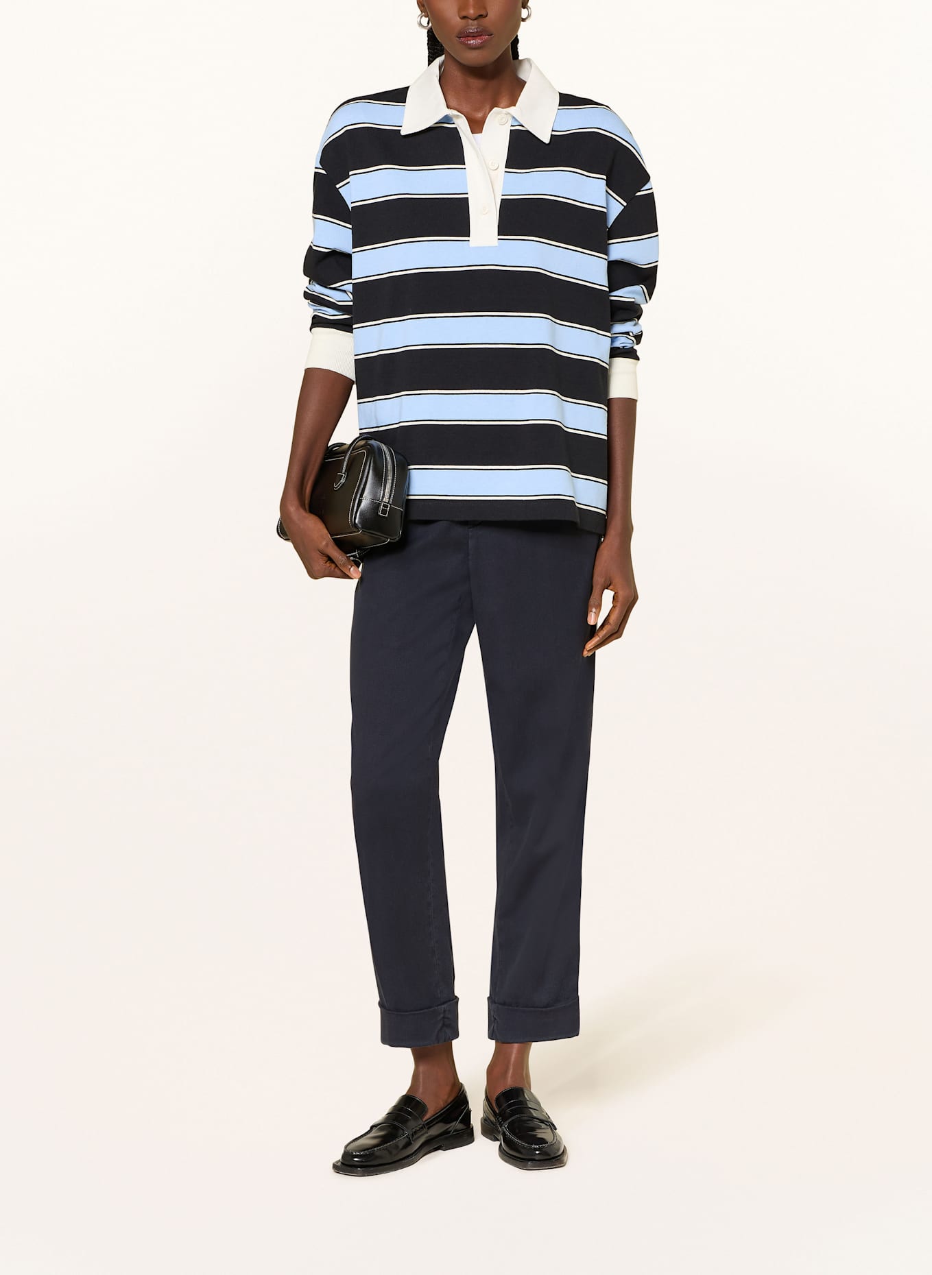 CLOSED Spodnie dresowe SONDRA: GRANATOWY