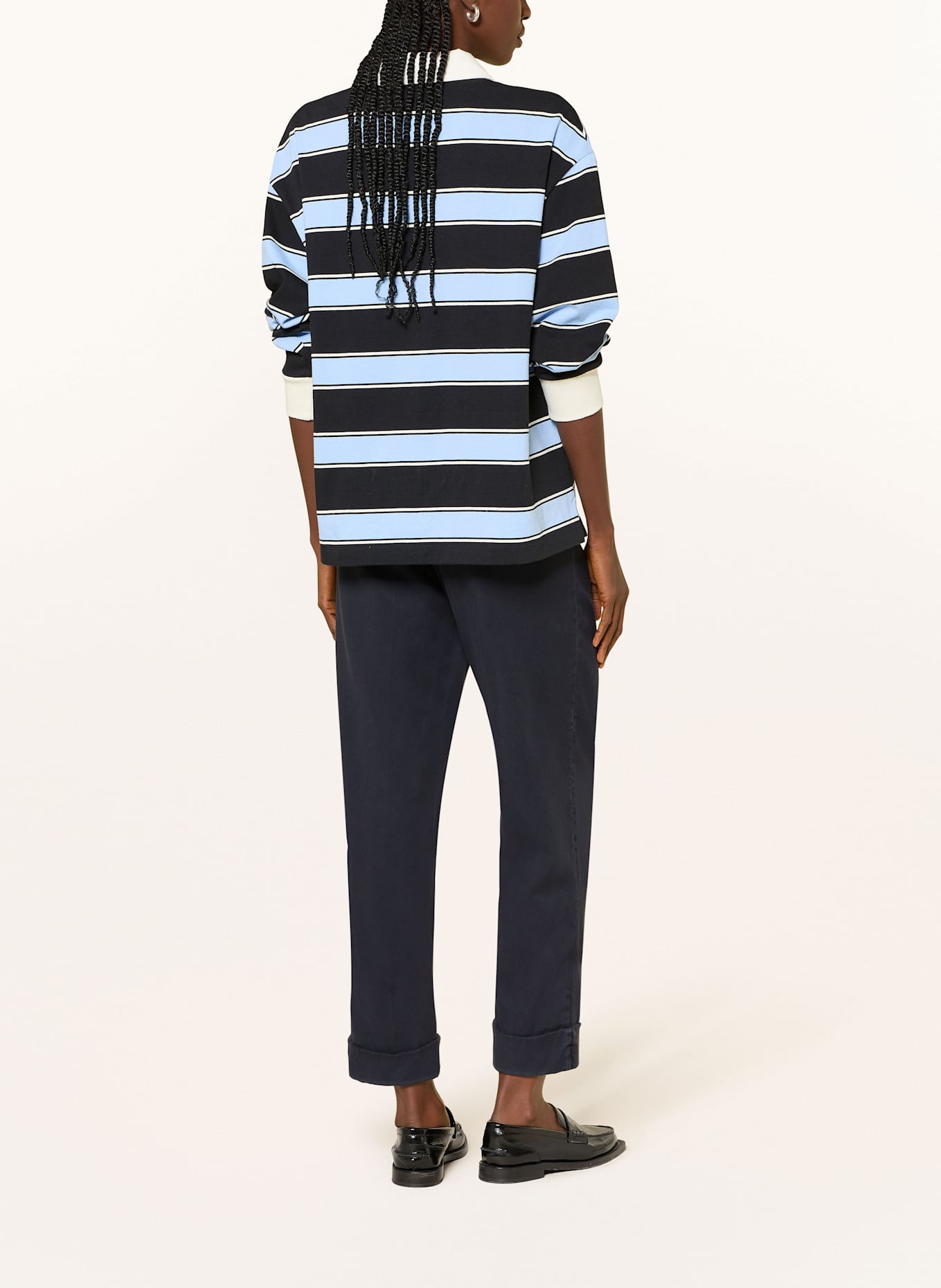 CLOSED Spodnie dresowe SONDRA: GRANATOWY