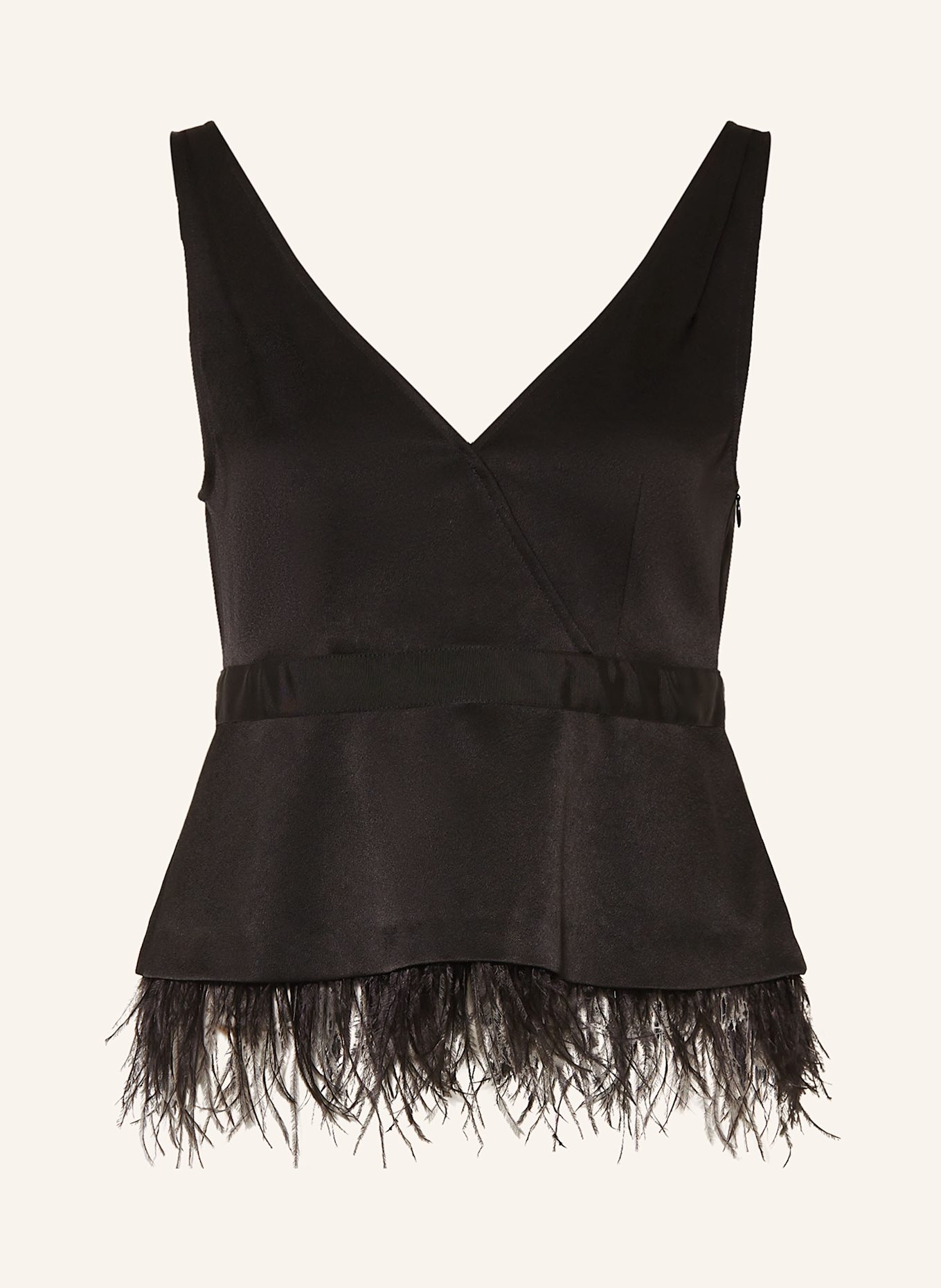 LUISA CERANO Blusentop: SCHWARZ