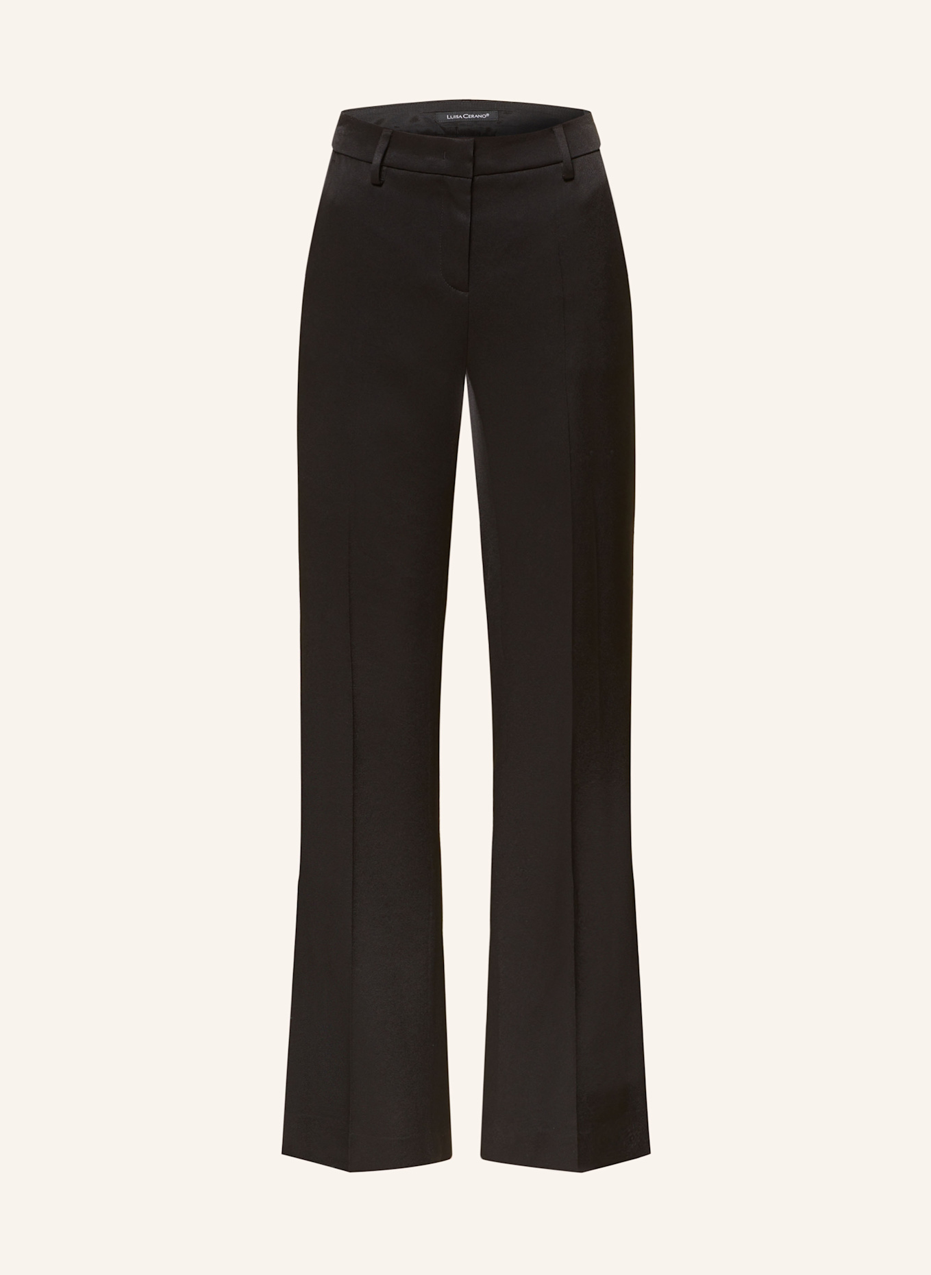 LUISA CERANO Satinhose: SCHWARZ