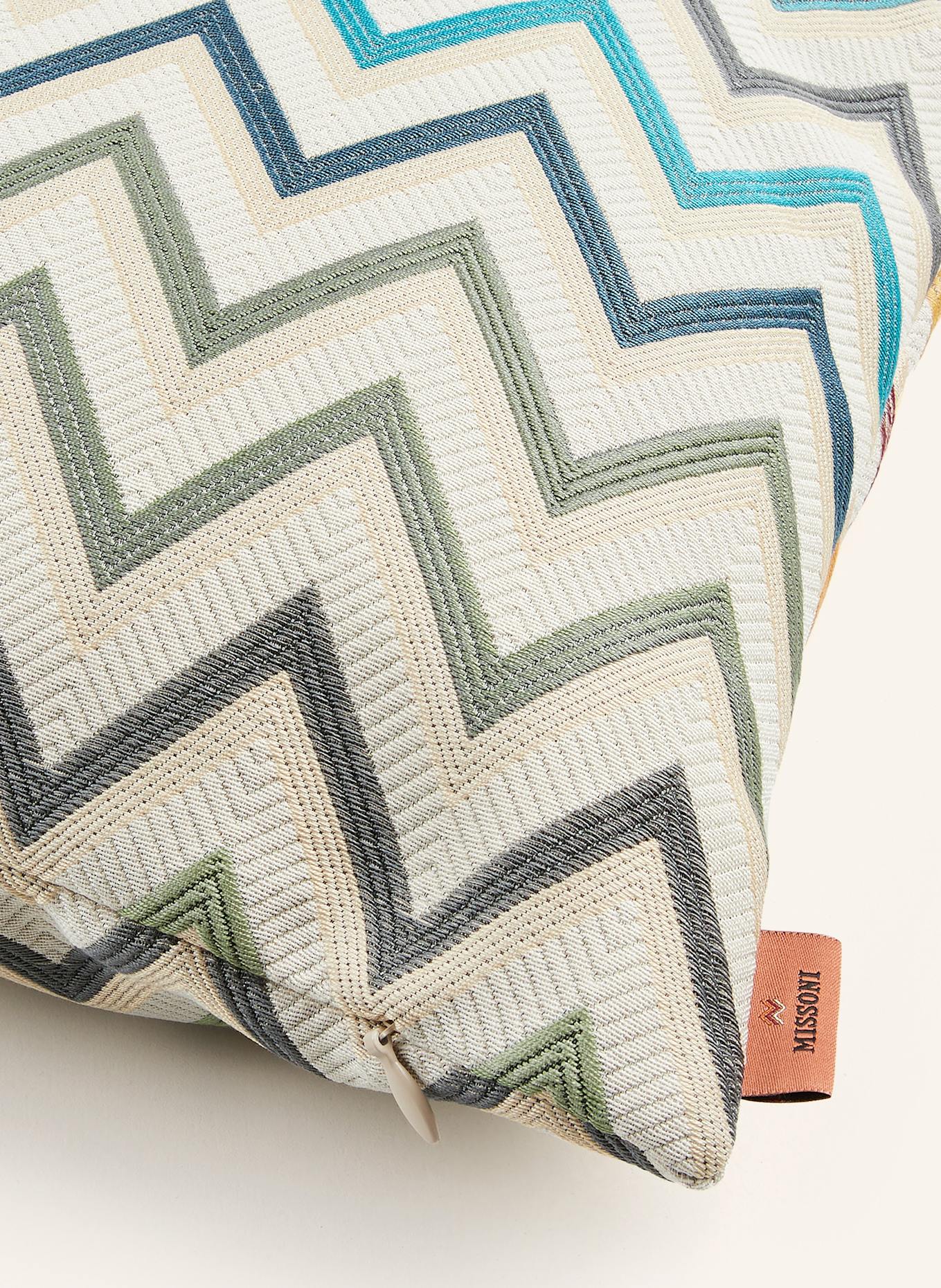MISSONI Home Dekokissen WATAMU: WEISS / TÜRKIS / GRÜN