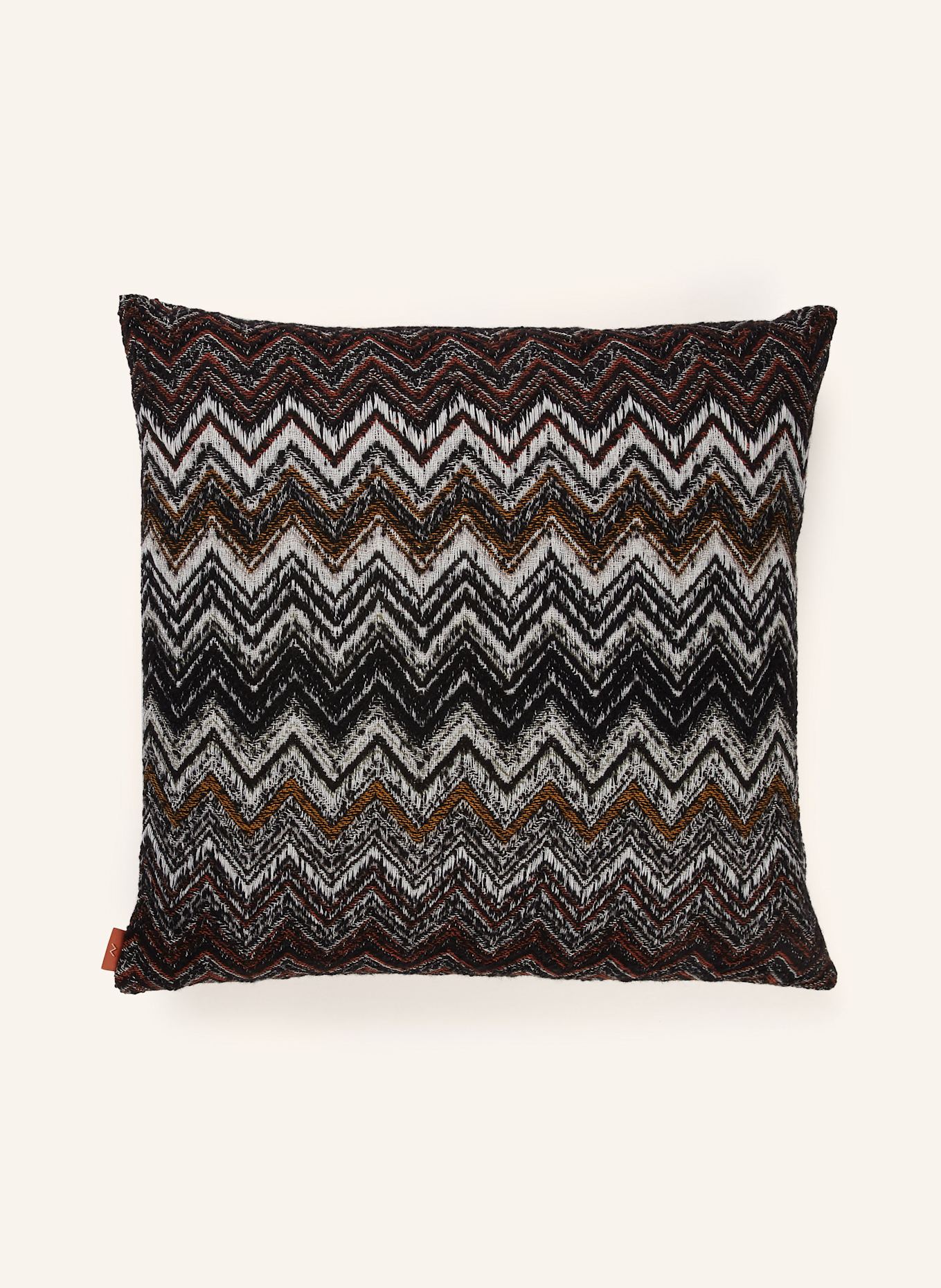MISSONI Home Poduszka dekoracyjna FOREST: CZARNY / BIAŁY / CIEMNOPOMARAŃCZOWY