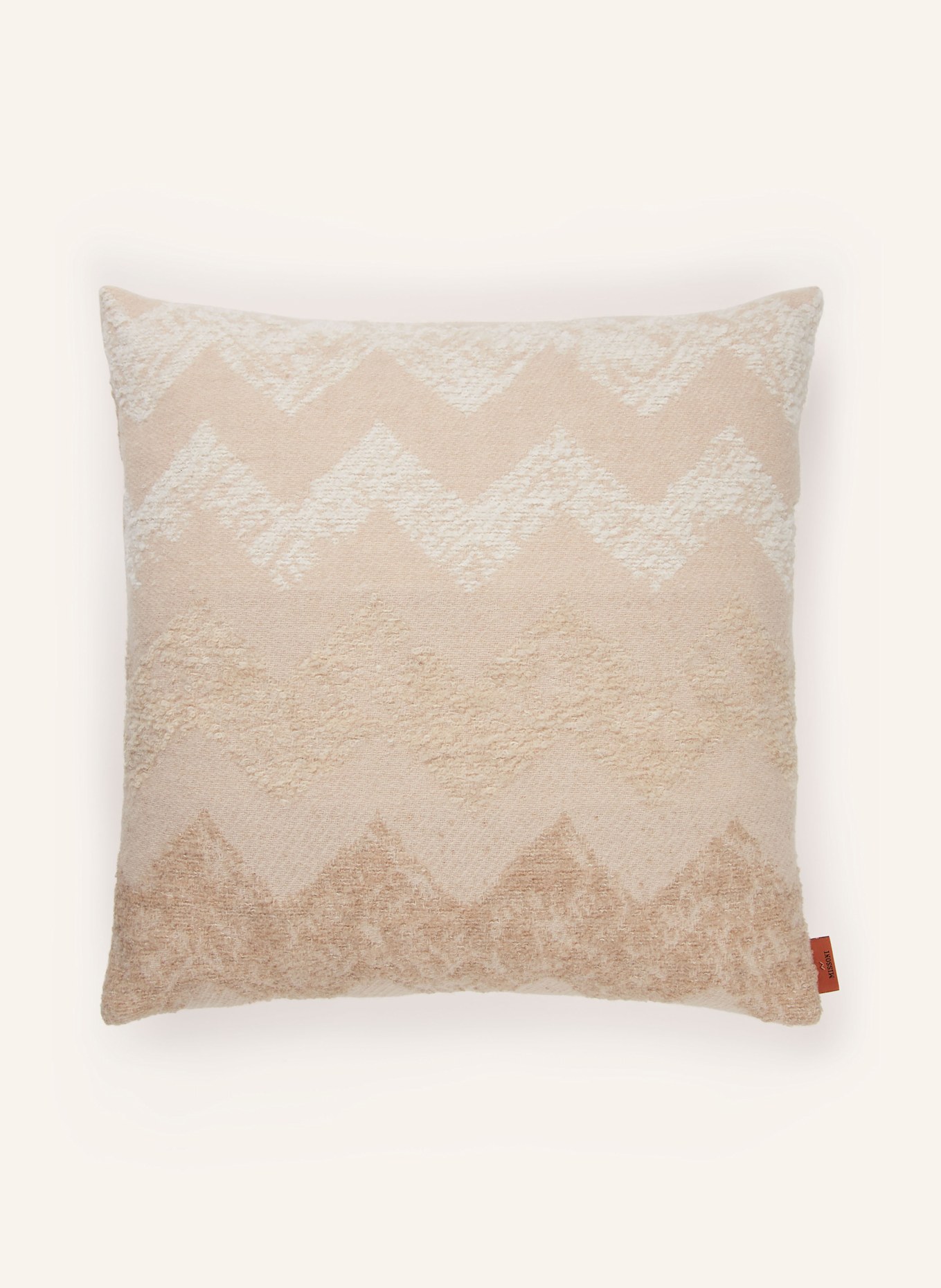 MISSONI Home Poduszka dekoracyjna GESSETTI z wypełnieniem puchowym: CIELISTY / BIAŁY / BEŻOWY