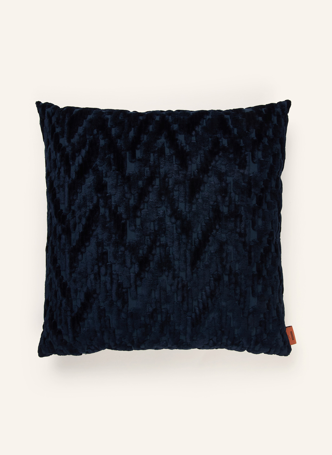 MISSONI Home Dekoracyjna poduszka FOSSILE z puchowym wypełnieniem: GRANATOWY