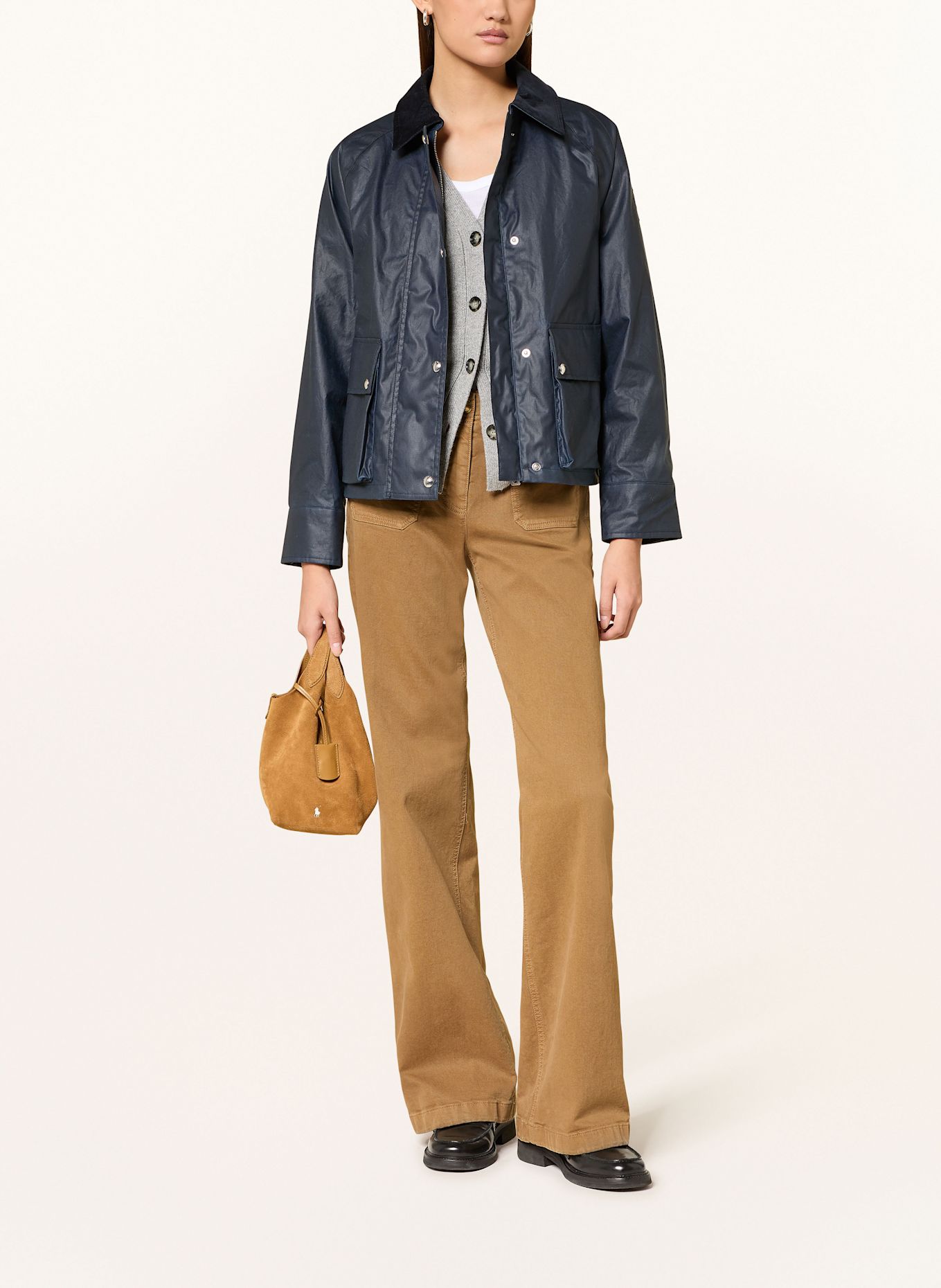 BELSTAFF Fieldjacket CYAN: DUNKELBLAU