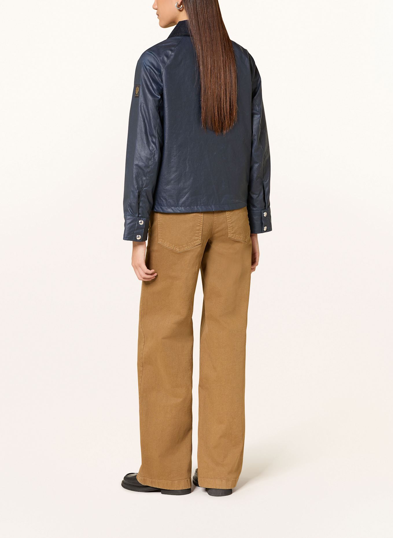 BELSTAFF Fieldjacket CYAN: DUNKELBLAU