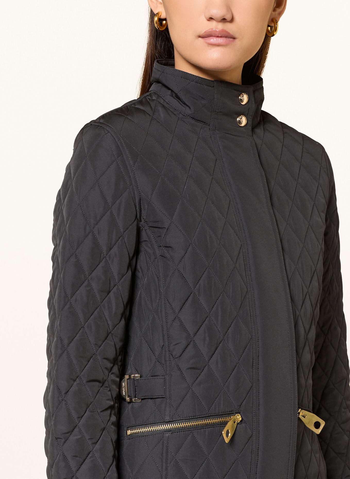 BELSTAFF Prošívaná bunda MAYA: ČERNÁ