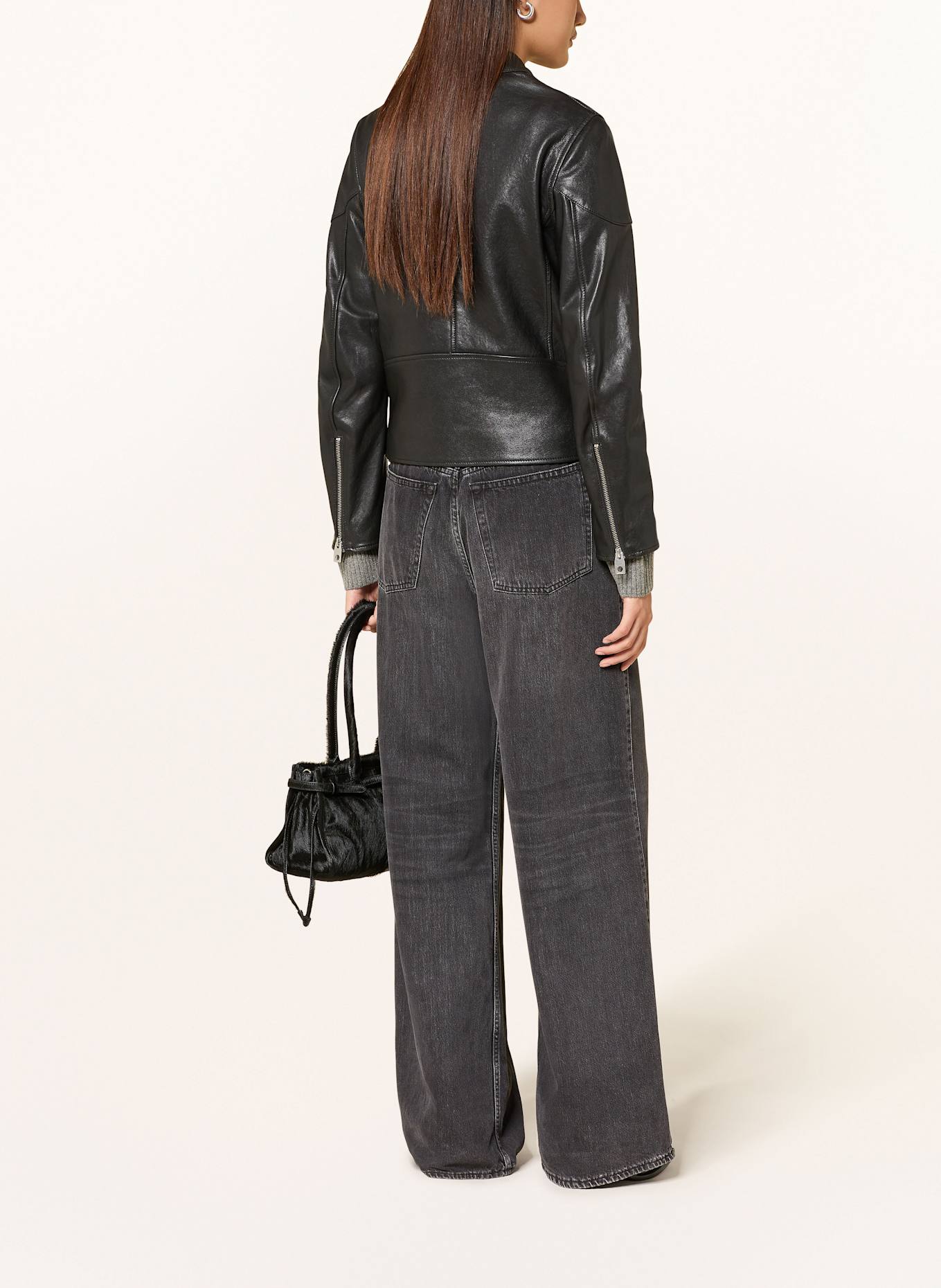 BELSTAFF Lederjacke RUSSO: SCHWARZ