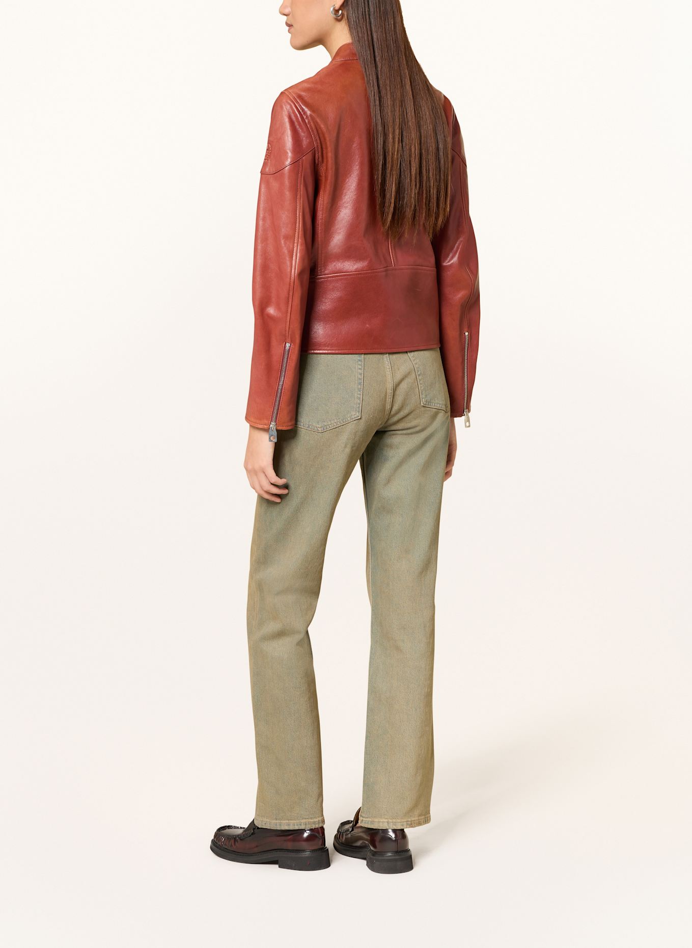 BELSTAFF Lederjacke RUSSO: COGNAC
