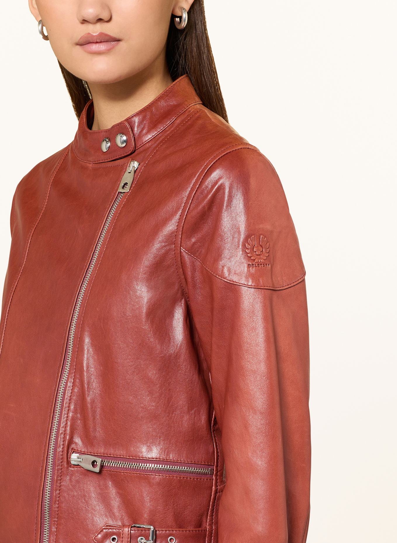 BELSTAFF Lederjacke RUSSO: COGNAC
