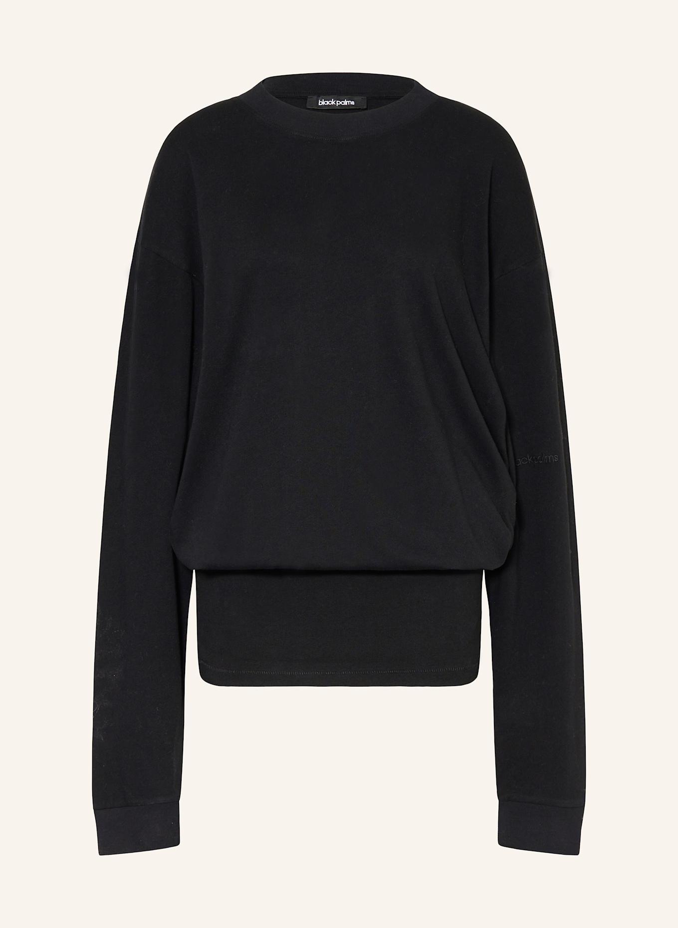 black palms Robe sweat FUSION: NOIR