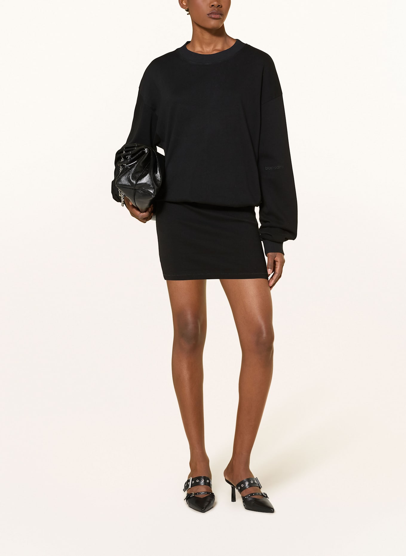 black palms Robe sweat FUSION: NOIR