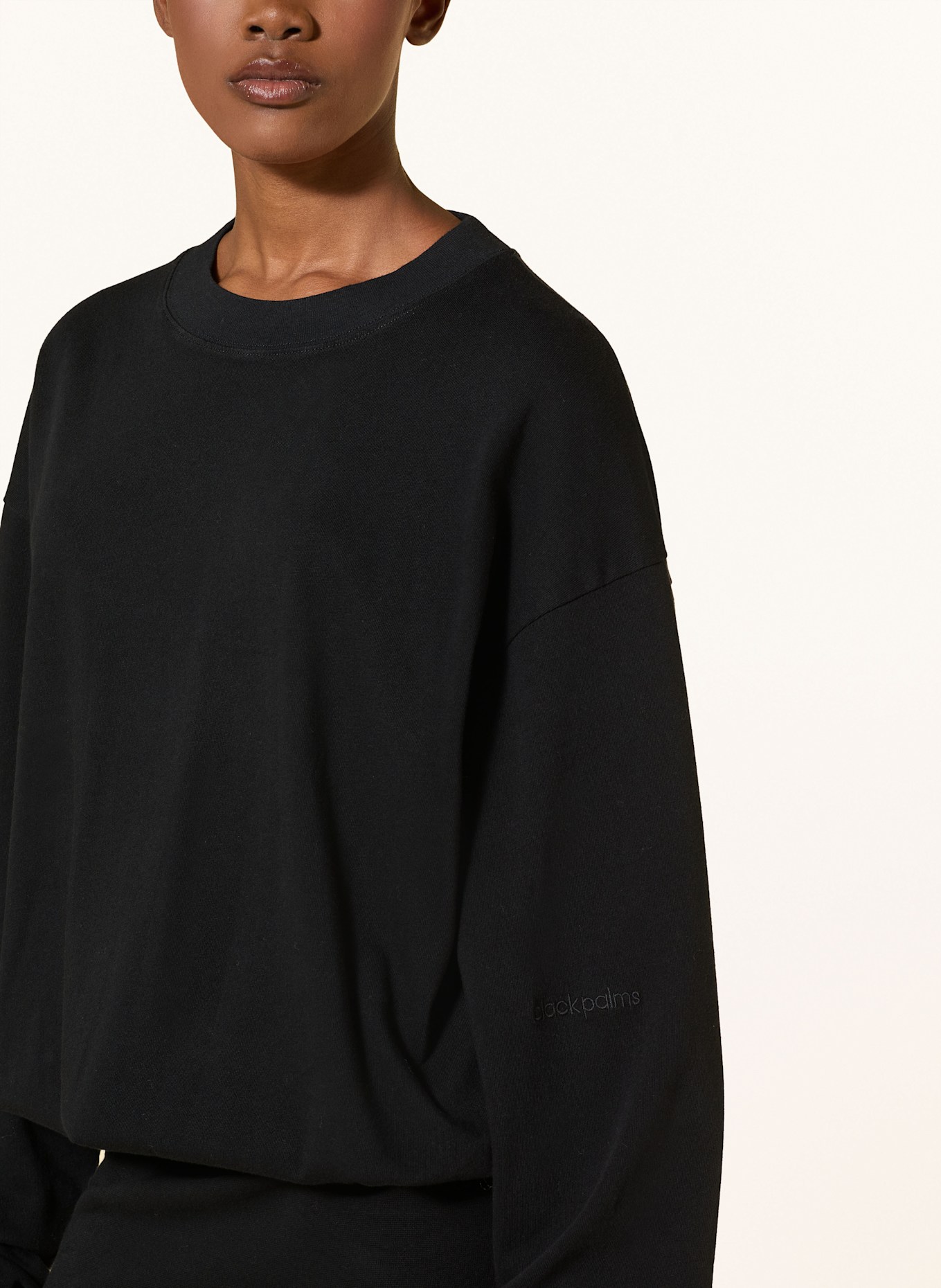 black palms Robe sweat FUSION: NOIR