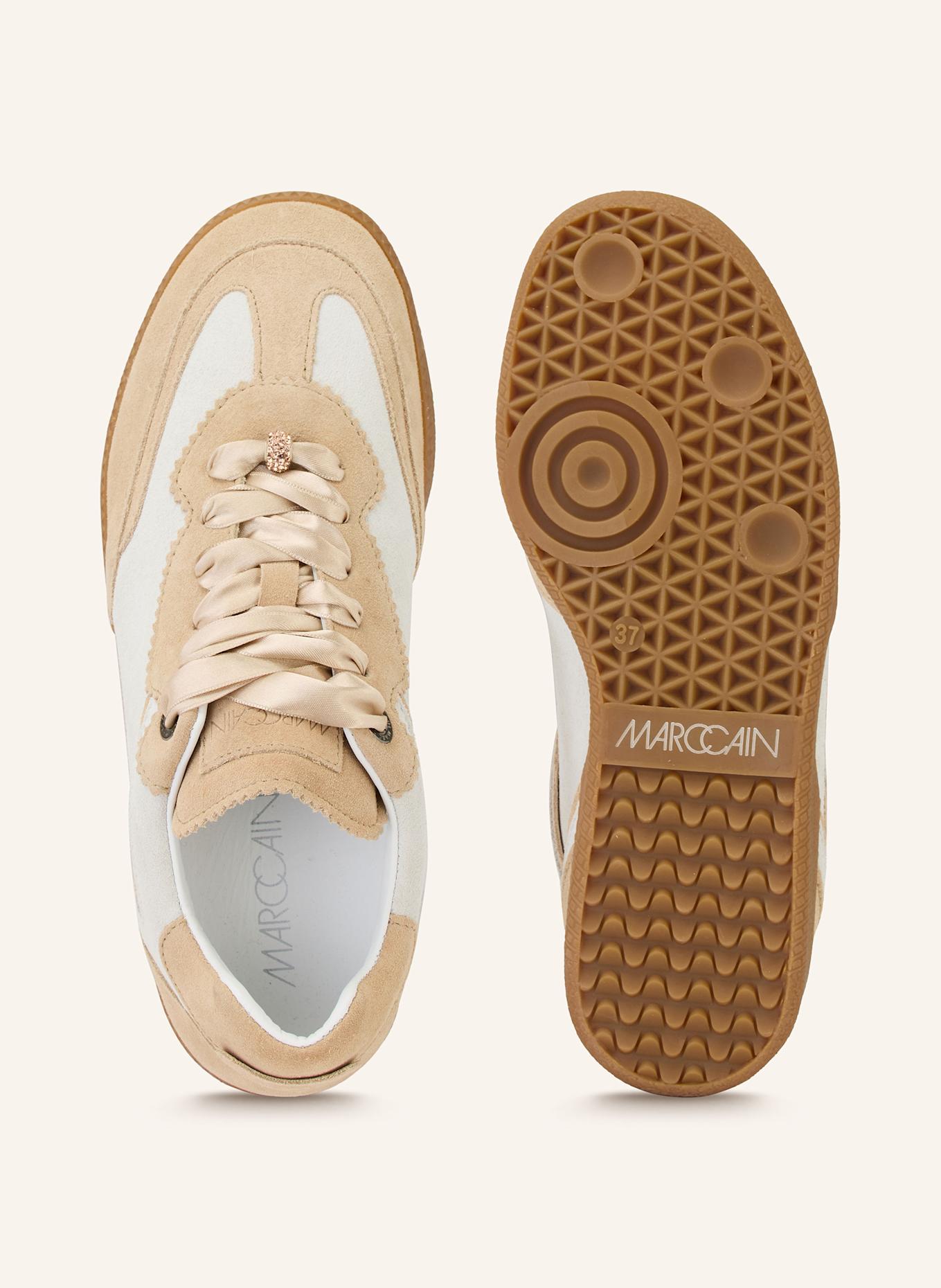 MARC CAIN Sneaker mit Schmuckstein: 610 light stone