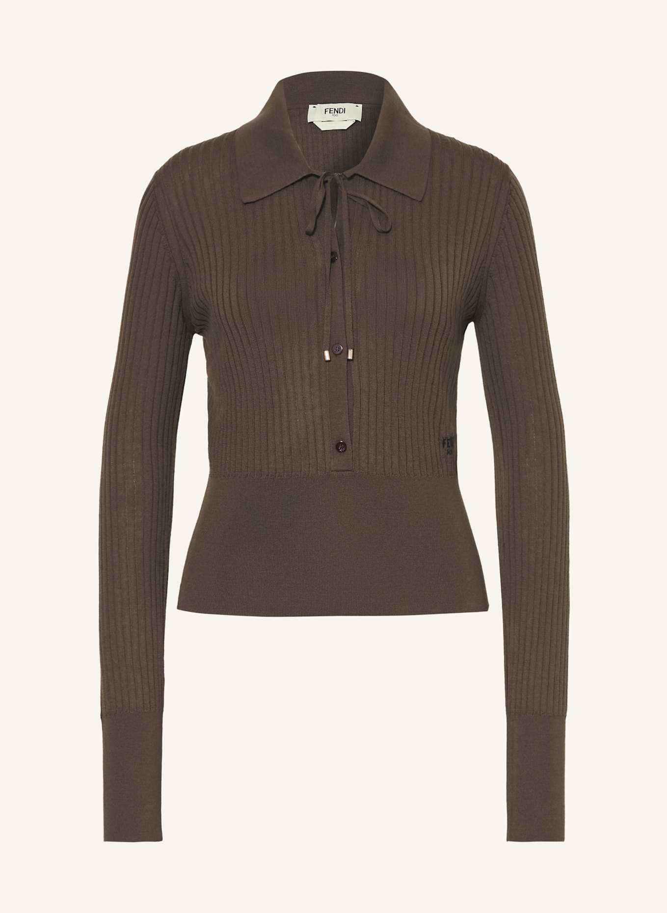 FENDI Sweter: BRĄZOWY