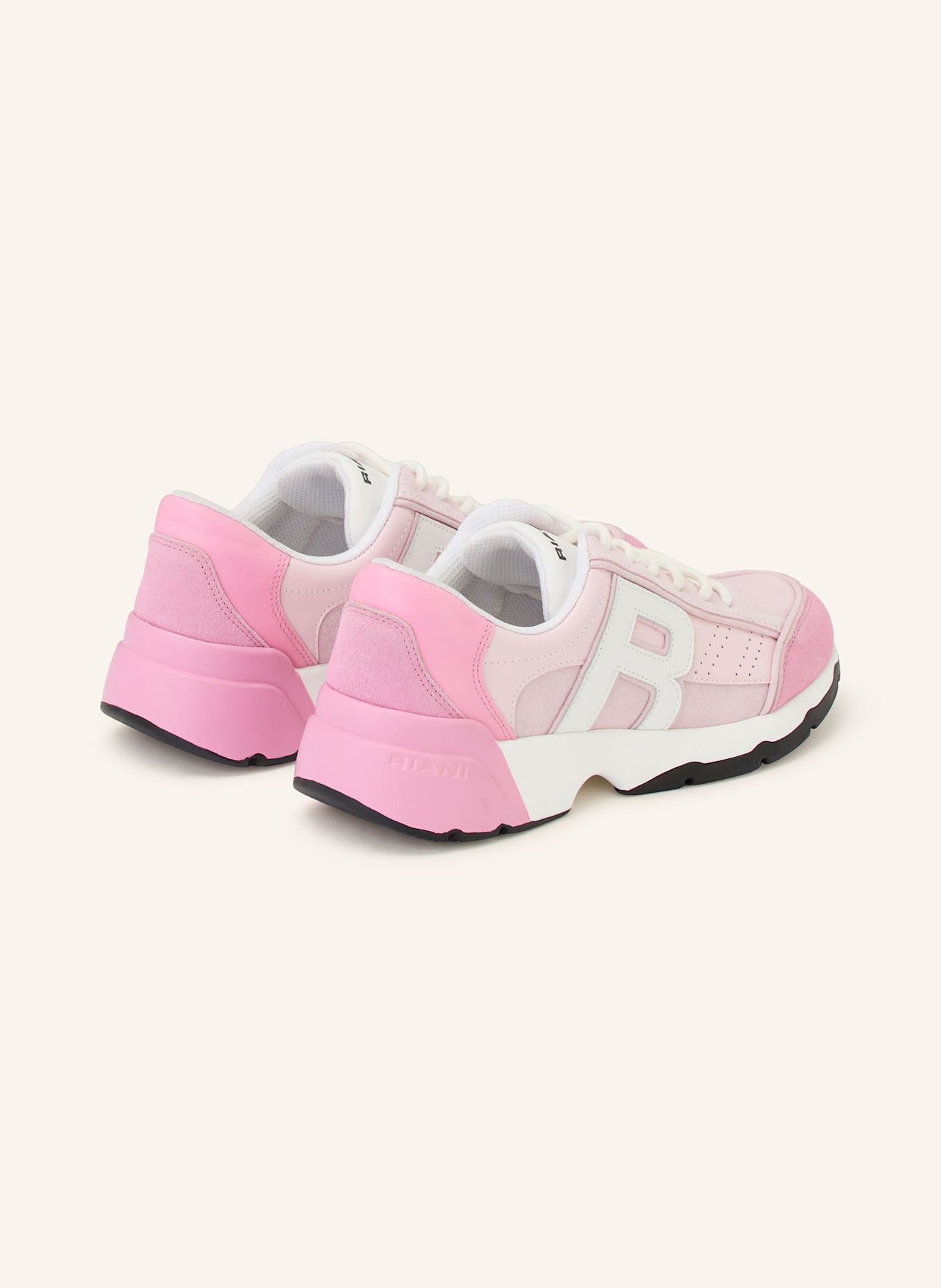 RIANI Sneakers: WHITE / PINK