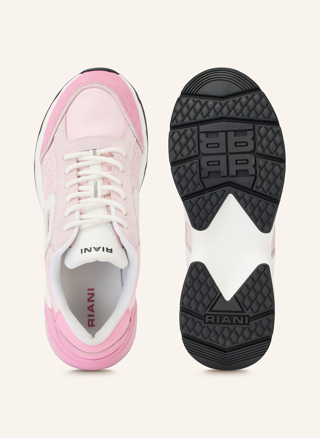 RIANI Sneakers: WHITE / PINK
