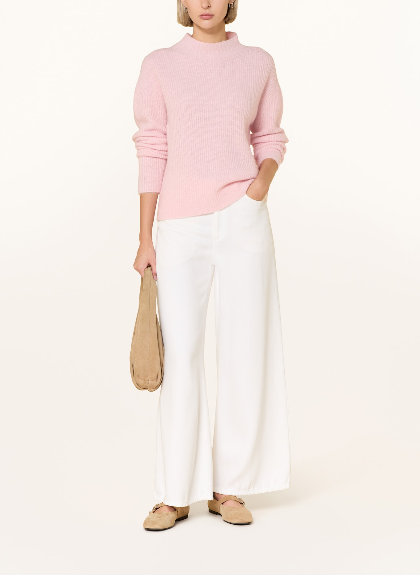 darling harbour Pullover mit Alpaka: ROSA