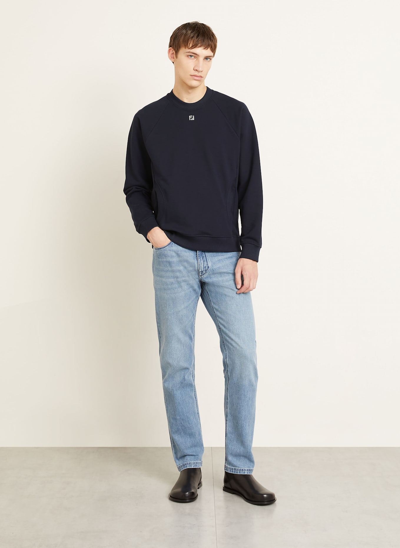 FENDI Bluza nierozpinana: GRANATOWY