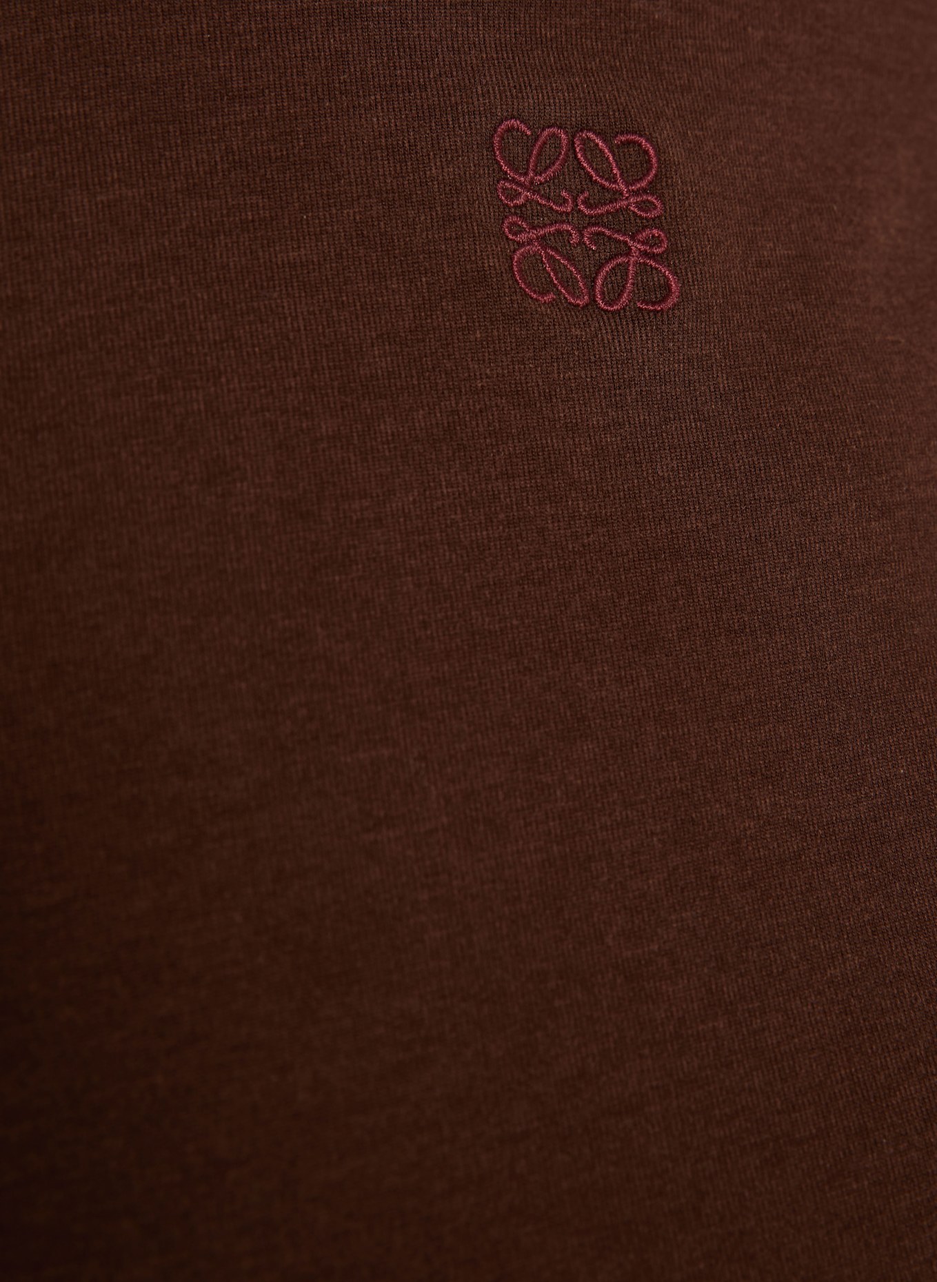 LOEWE T-shirt: CIEMNOCZERWONY / CZARNY