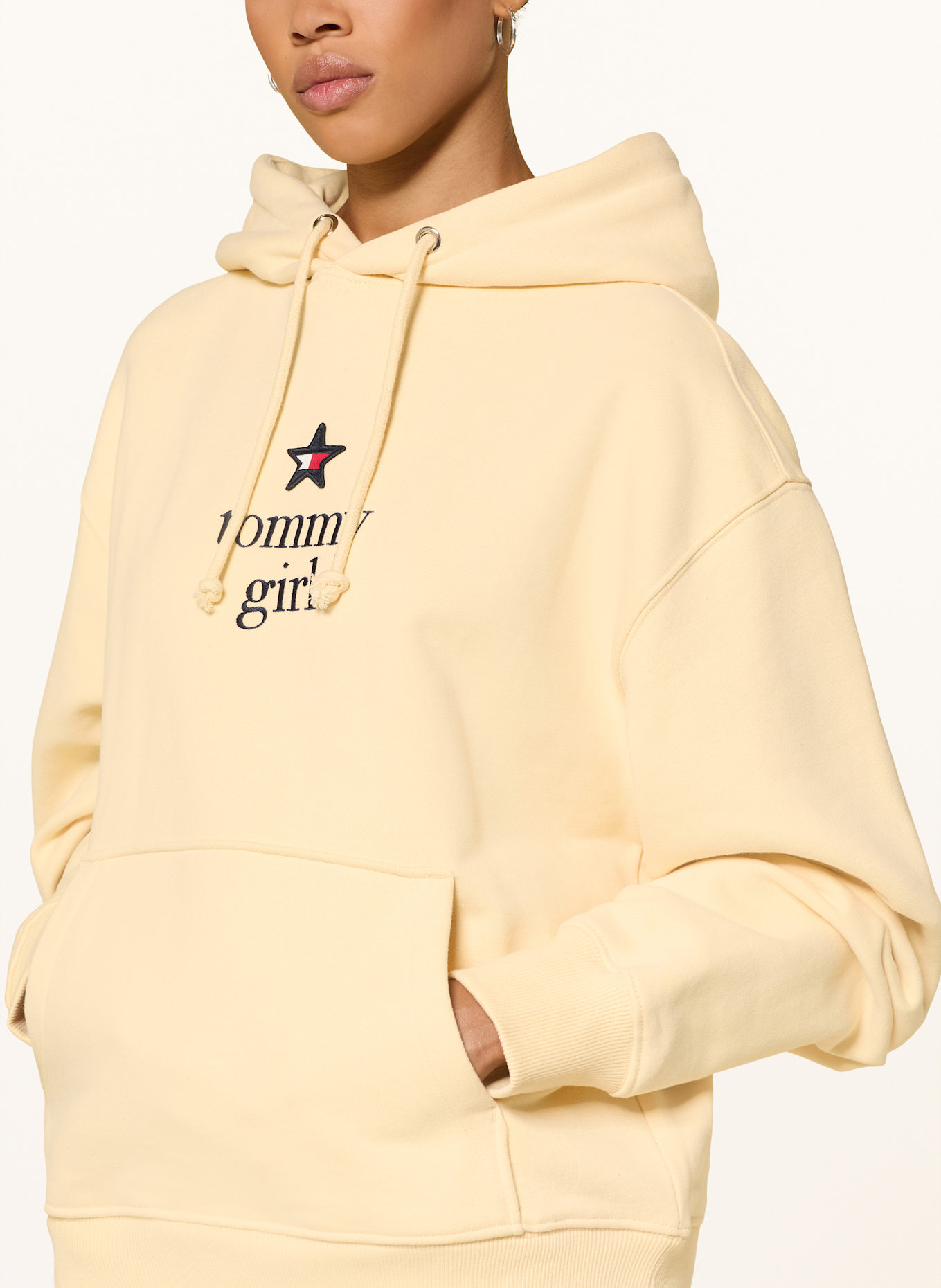 TOMMY JEANS Hoodie TG STAR: HELLGELB