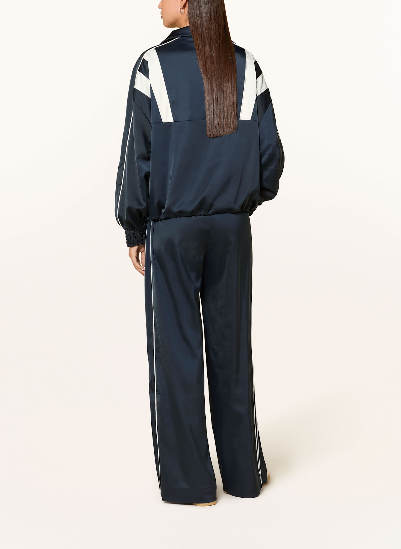 GESTUZ Spodnie GZBICCA w stylu dresowym: GRANATOWY