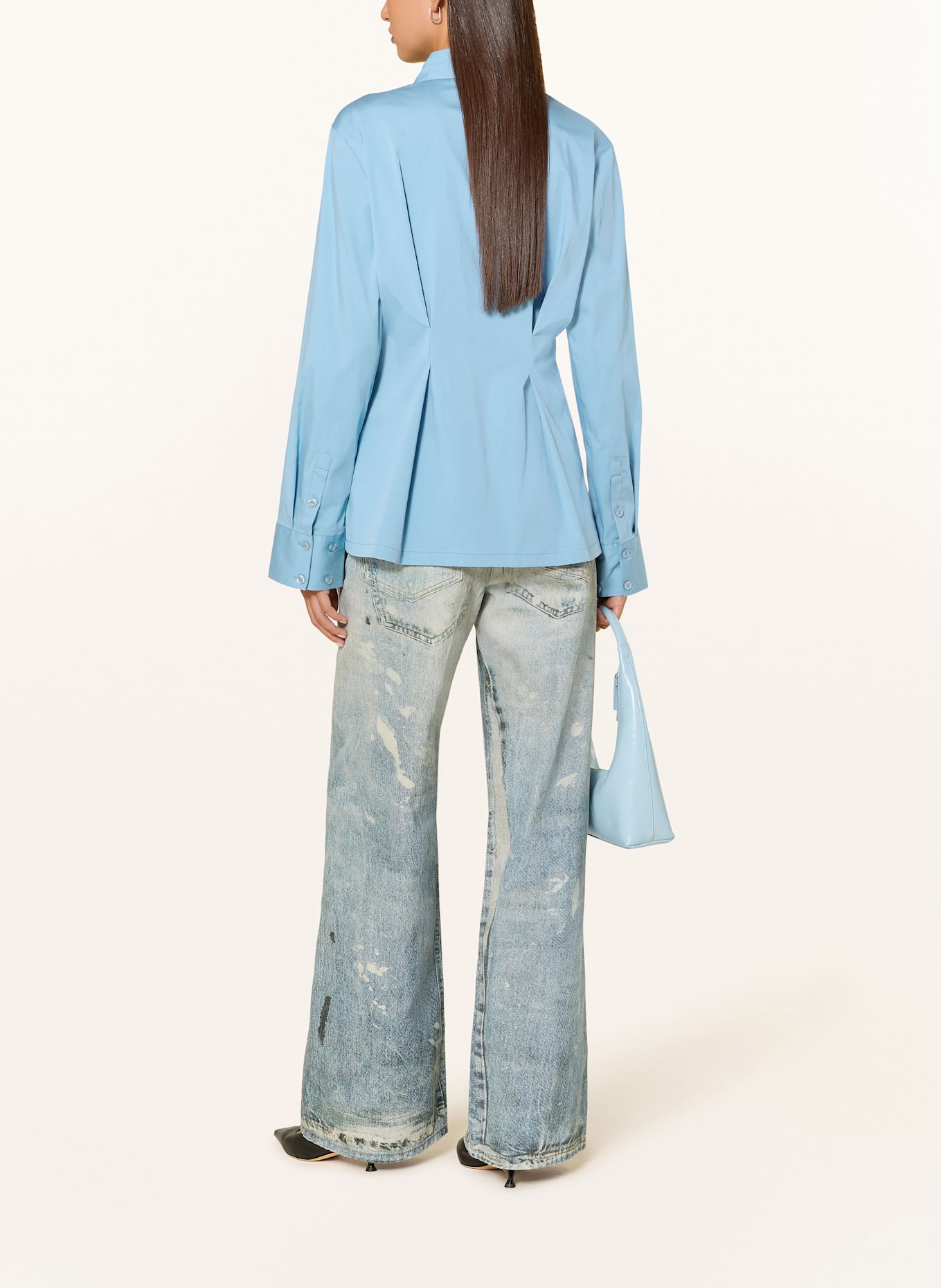 GESTUZ Hemdbluse GZOPY: HELLBLAU