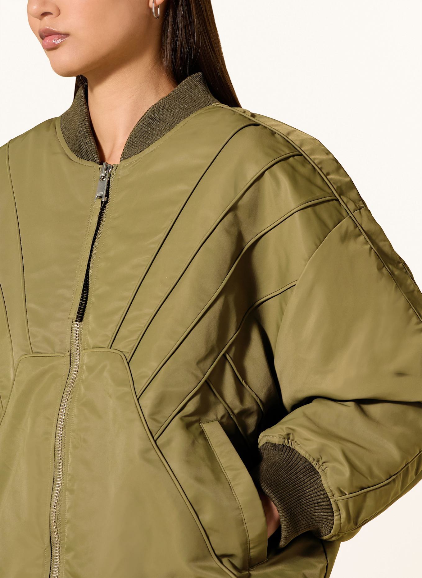 GESTUZ GZAURORA bomber jacket: OLIVE