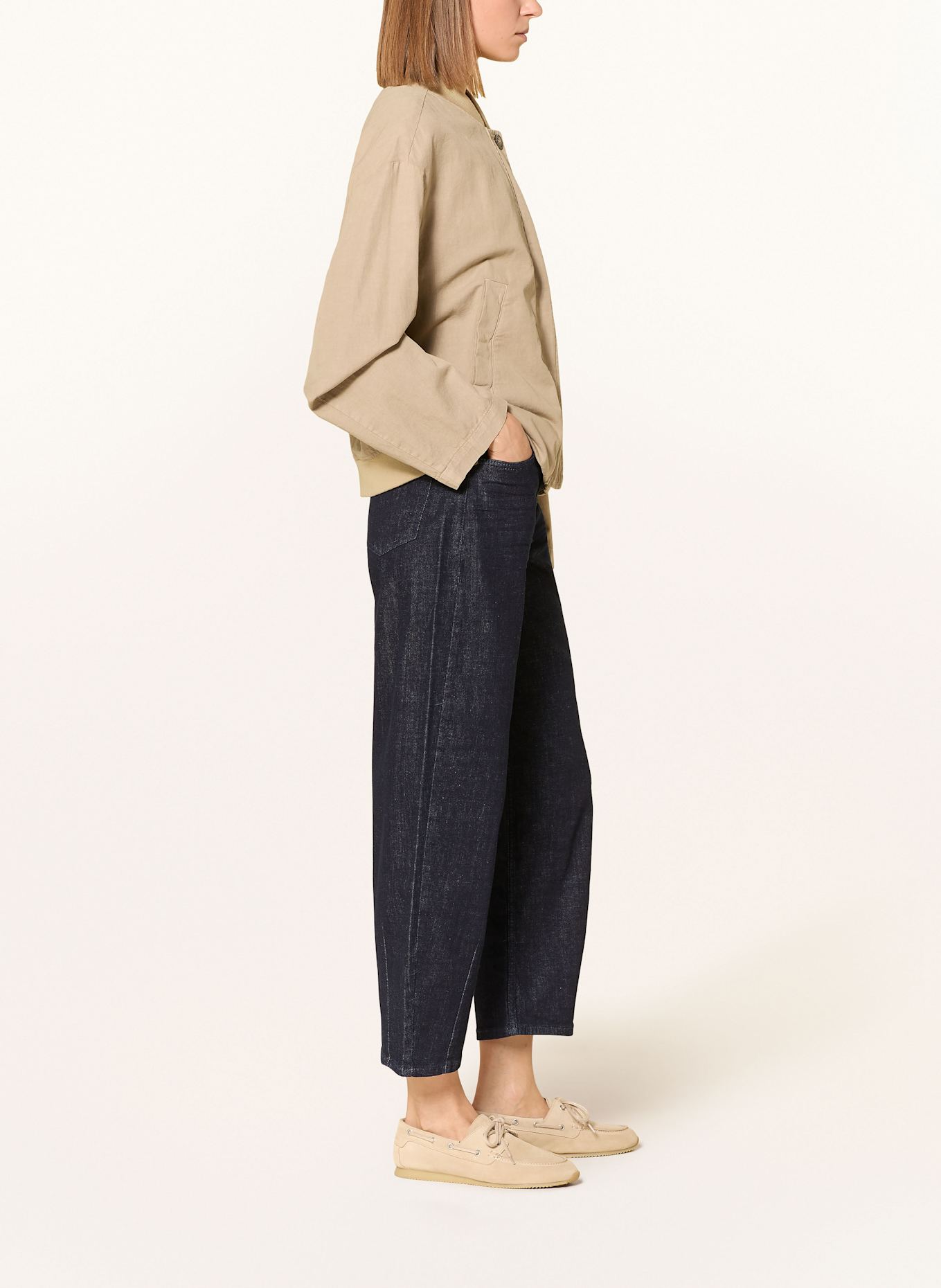 OPUS Jeans Barrel LOLAH: 70045 dark rinsed blue