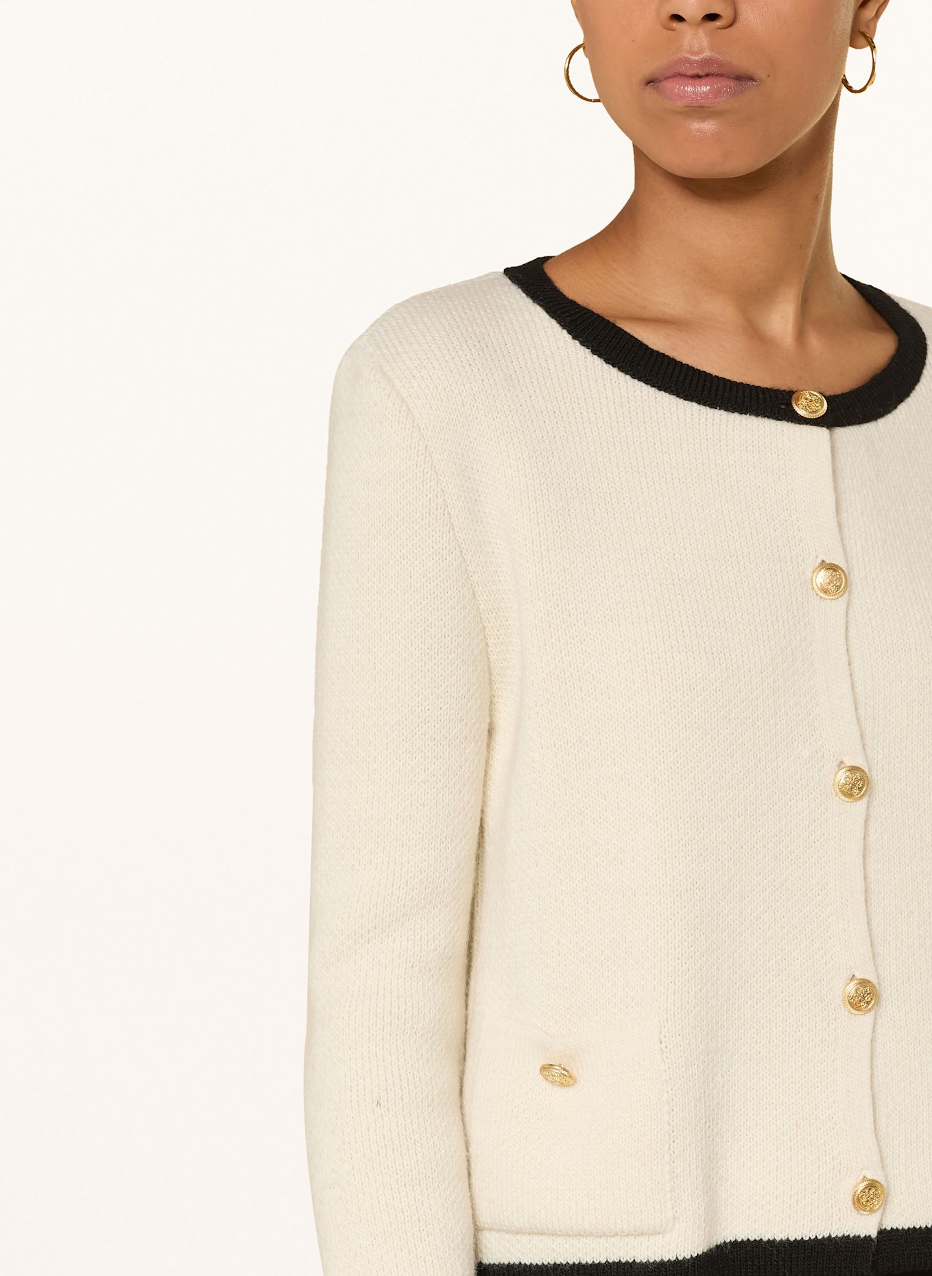 MORE & MORE Kardigan: ECRU