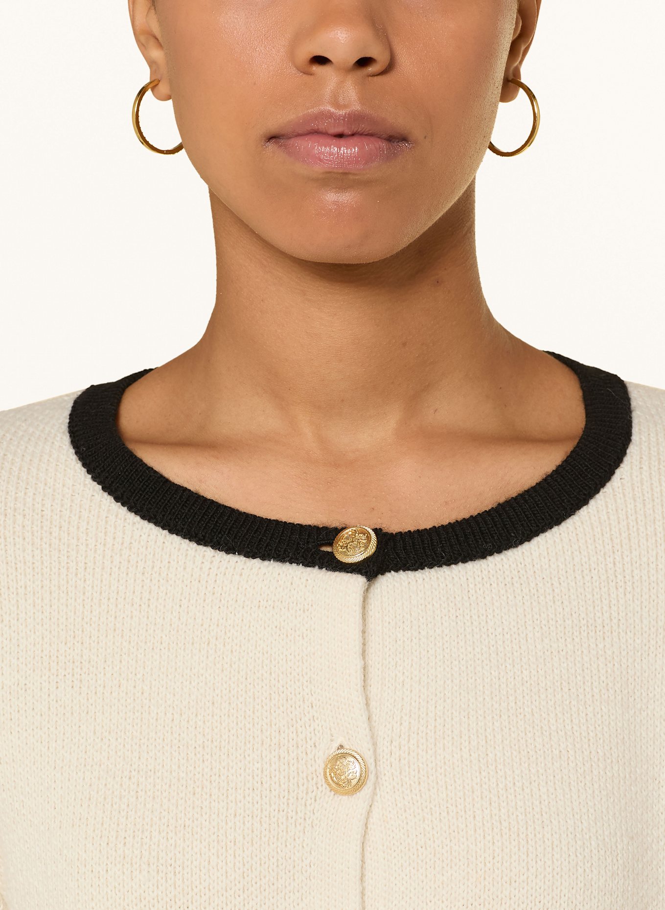 MORE & MORE Kardigan: ECRU