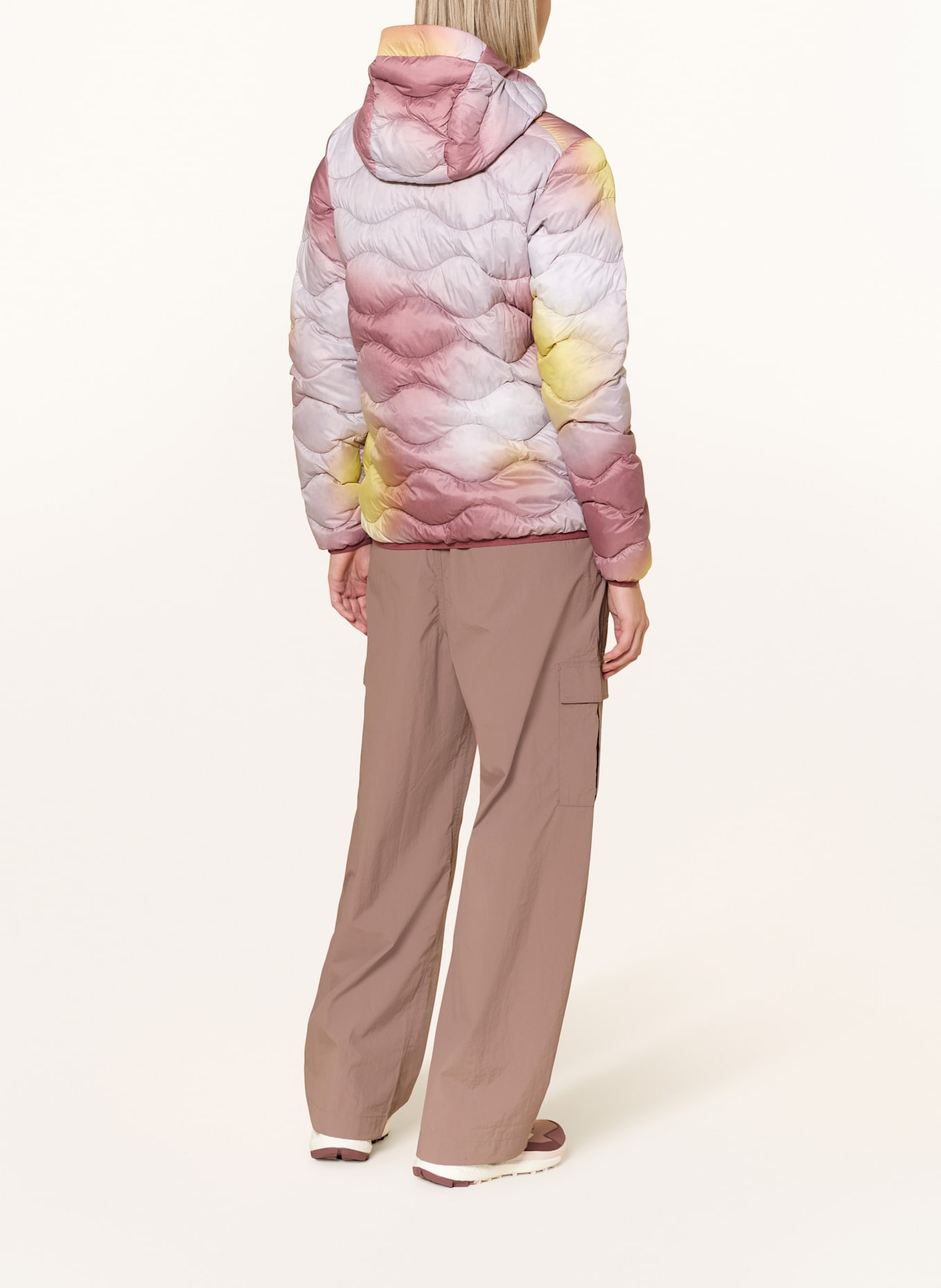 Peak Performance Down jacket HELIUM: PURPLE / YELLOW / GRAY