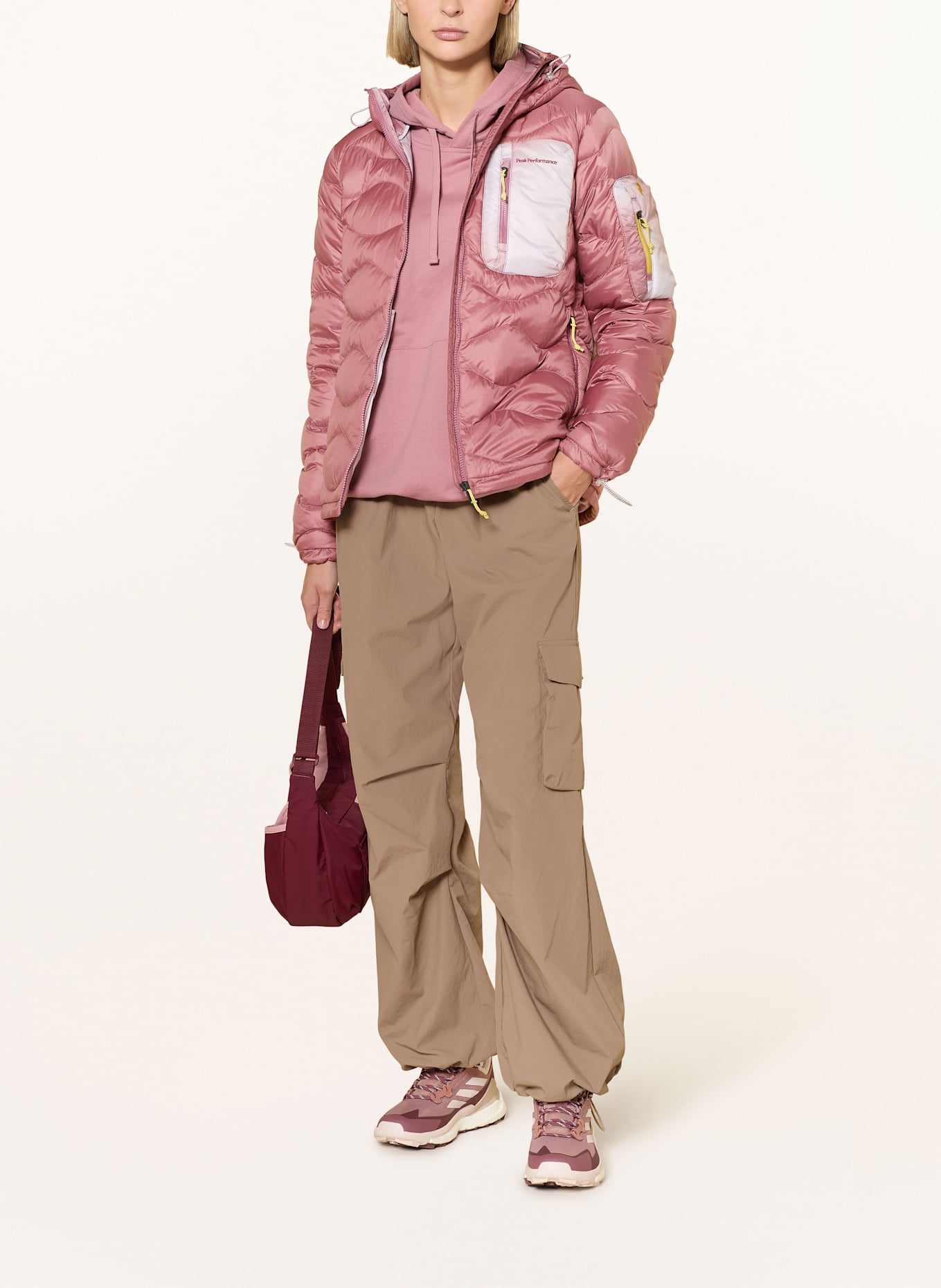 Peak Performance Lightweight-Daunenjacke HELIUM UTILITY DOWN HOOD: ROSÉ