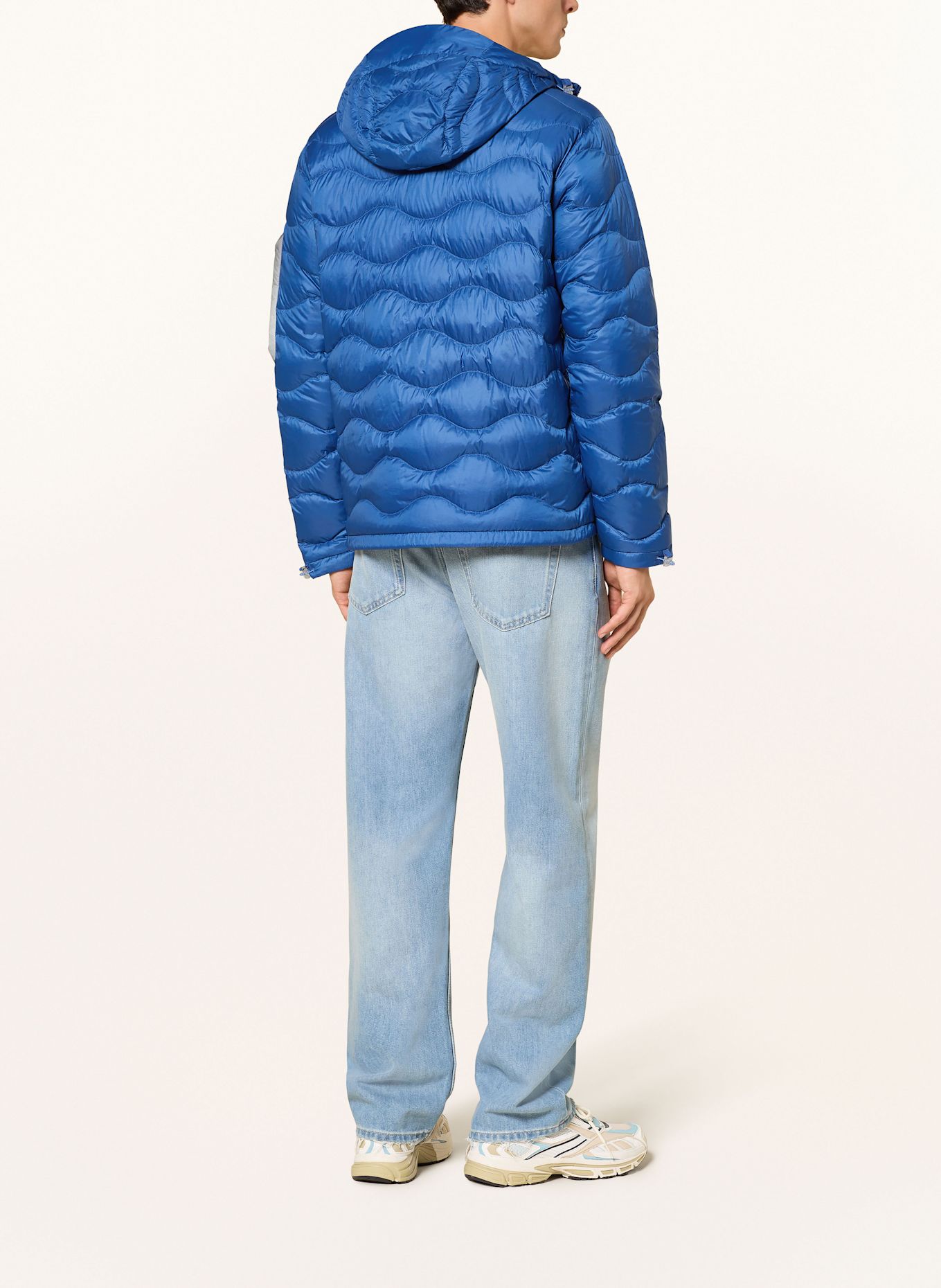 Peak Performance HELIUM UTILITY DOWN HOOD lightweight down jacket: BLUE