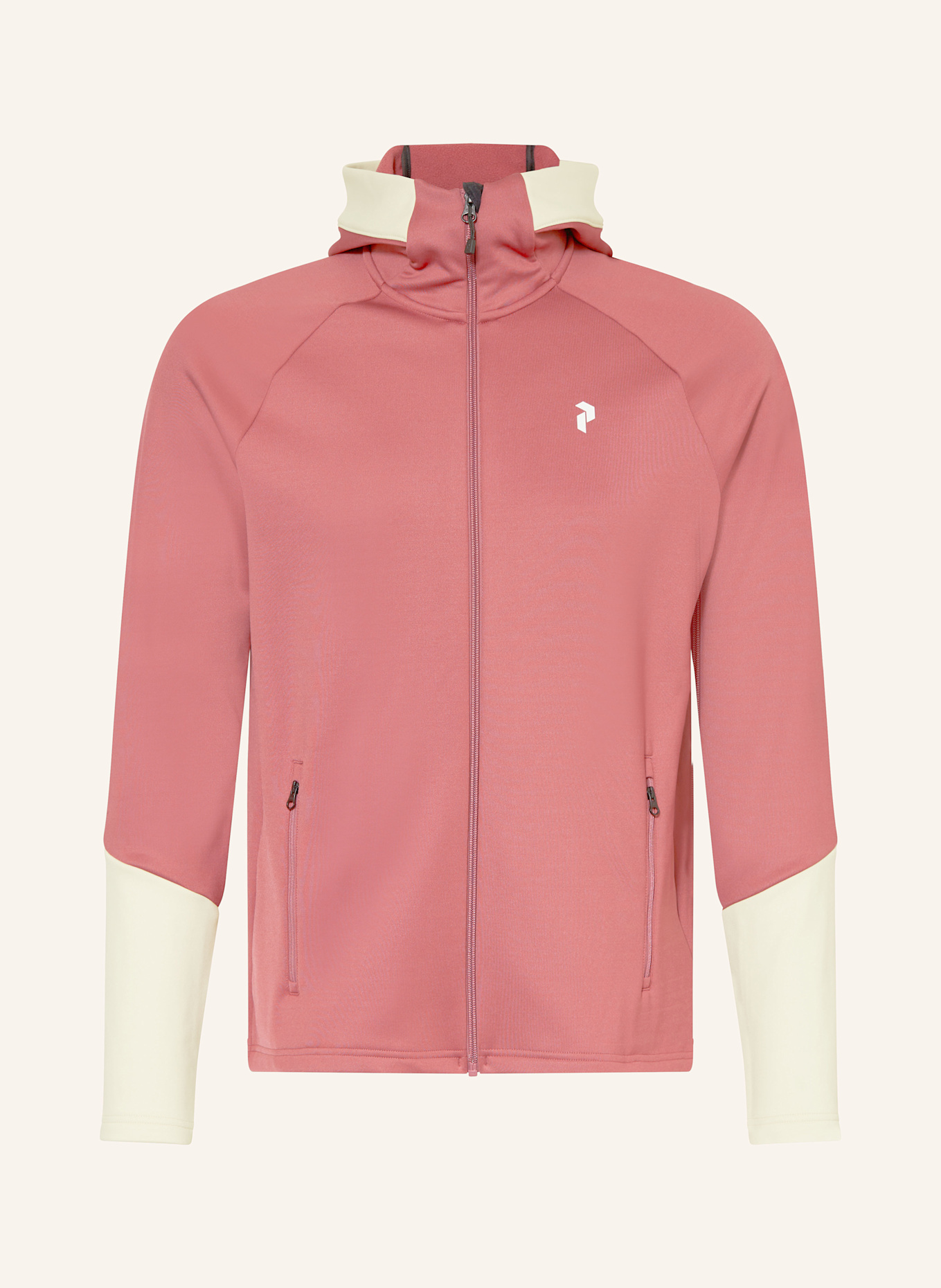 Peak Performance Kurtka jako warstwa środkowa RIDER ZIP HOOD: JASNOCZERWONY