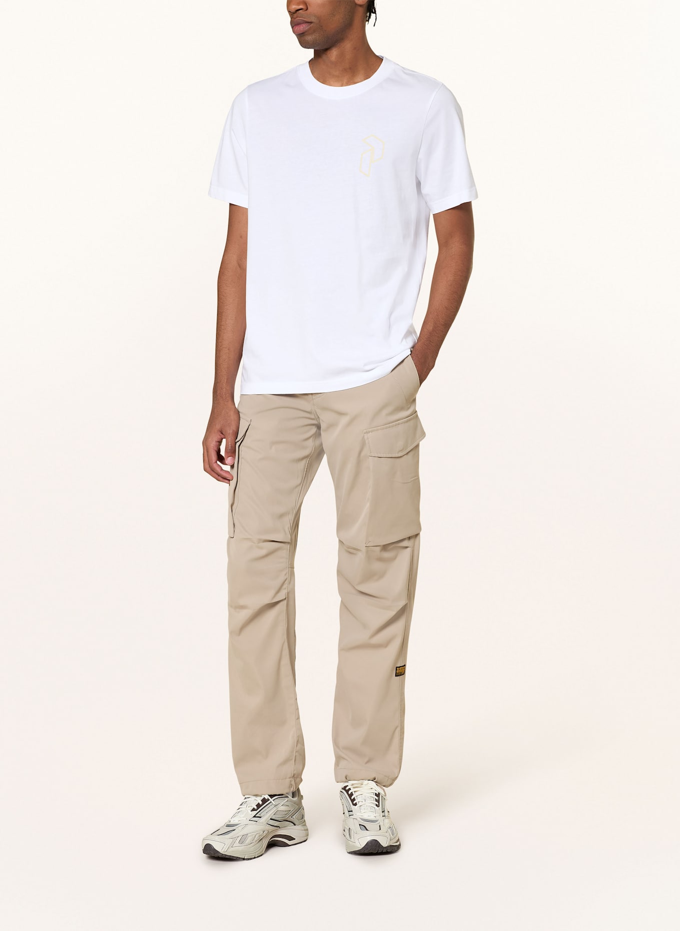 Peak Performance T-shirt ORIGINAL GRAPHIC TEE: BLANC