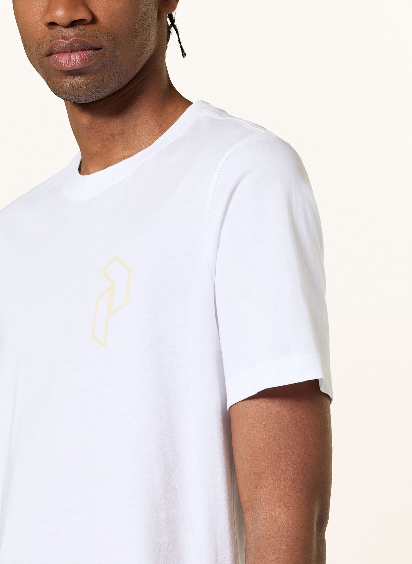 Peak Performance T-shirt ORIGINAL GRAPHIC TEE: BLANC