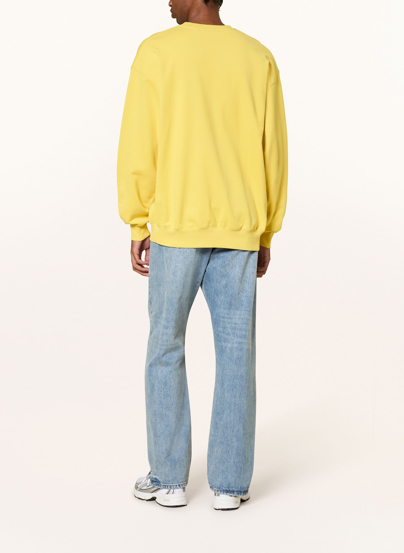 Peak Performance Pullover TERRY GRAPHIC CREW: GELB