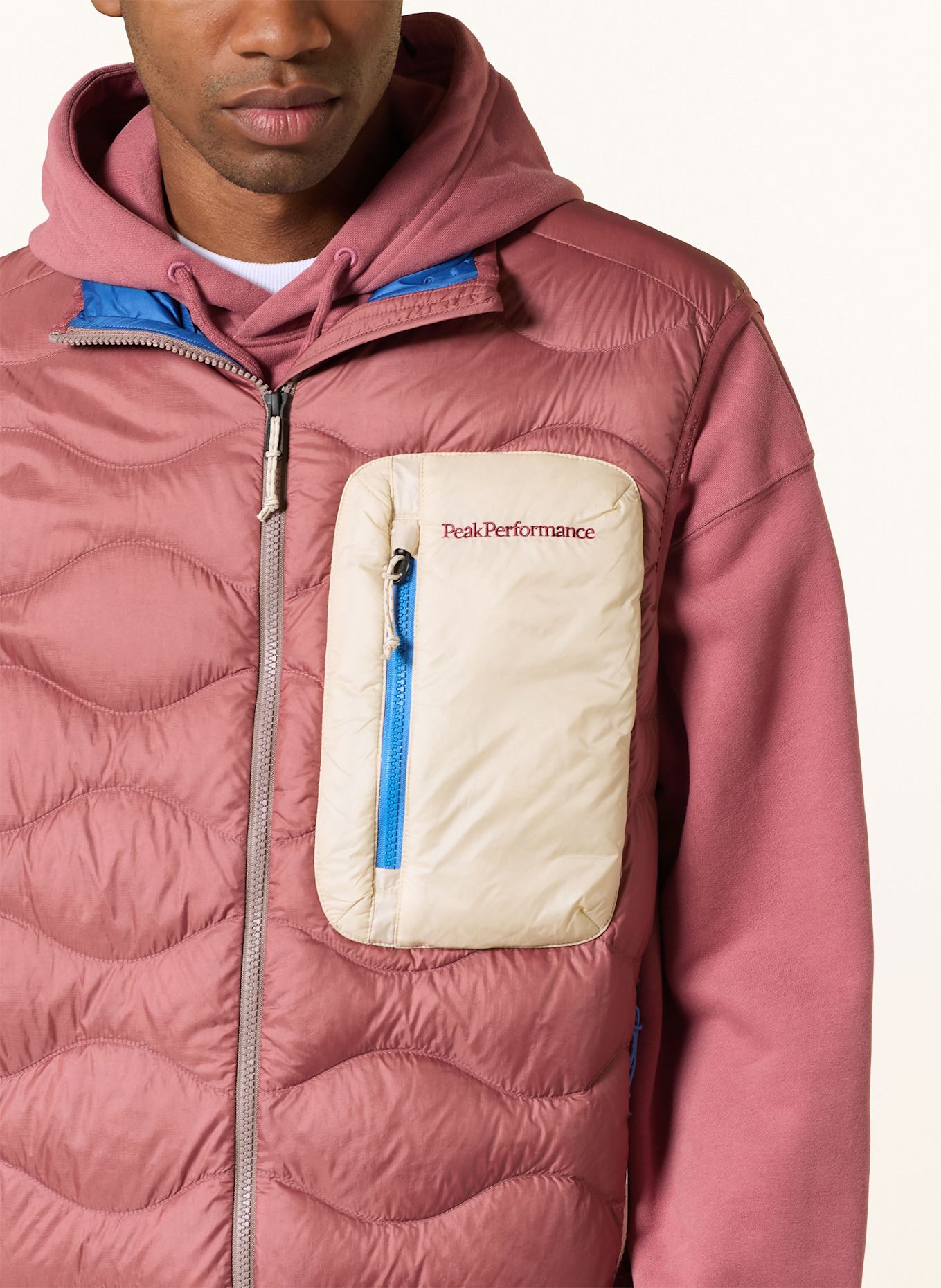 Peak Performance Kamizelka puchowa UTILITY HELIUM: JASNOCZERWONY / ECRU