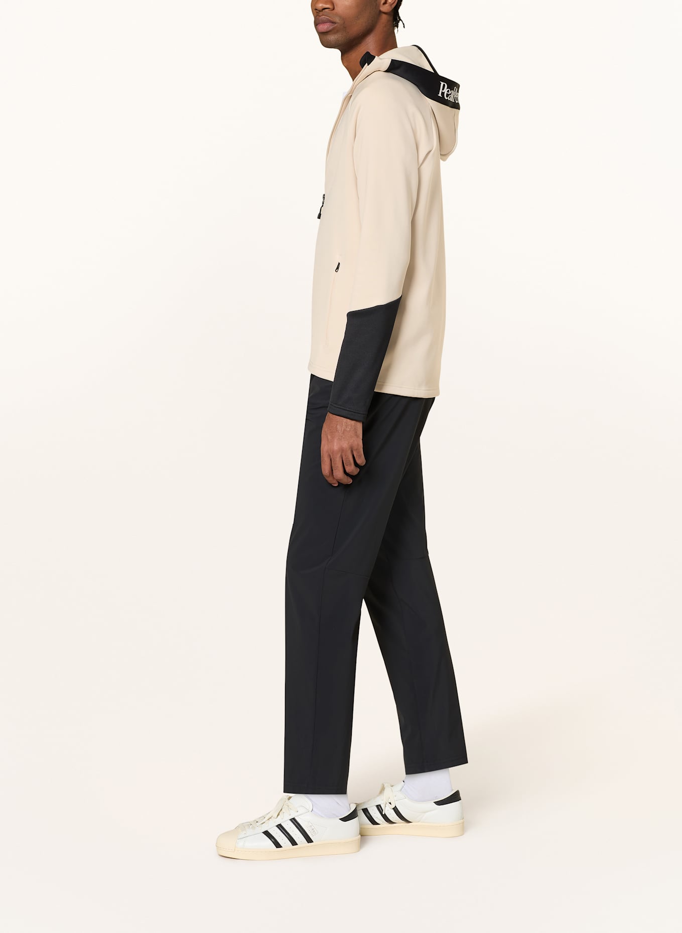 Peak Performance Kurtka jako warstwa środkowa RIDER ZIP HOOD: ECRU / CZARNY